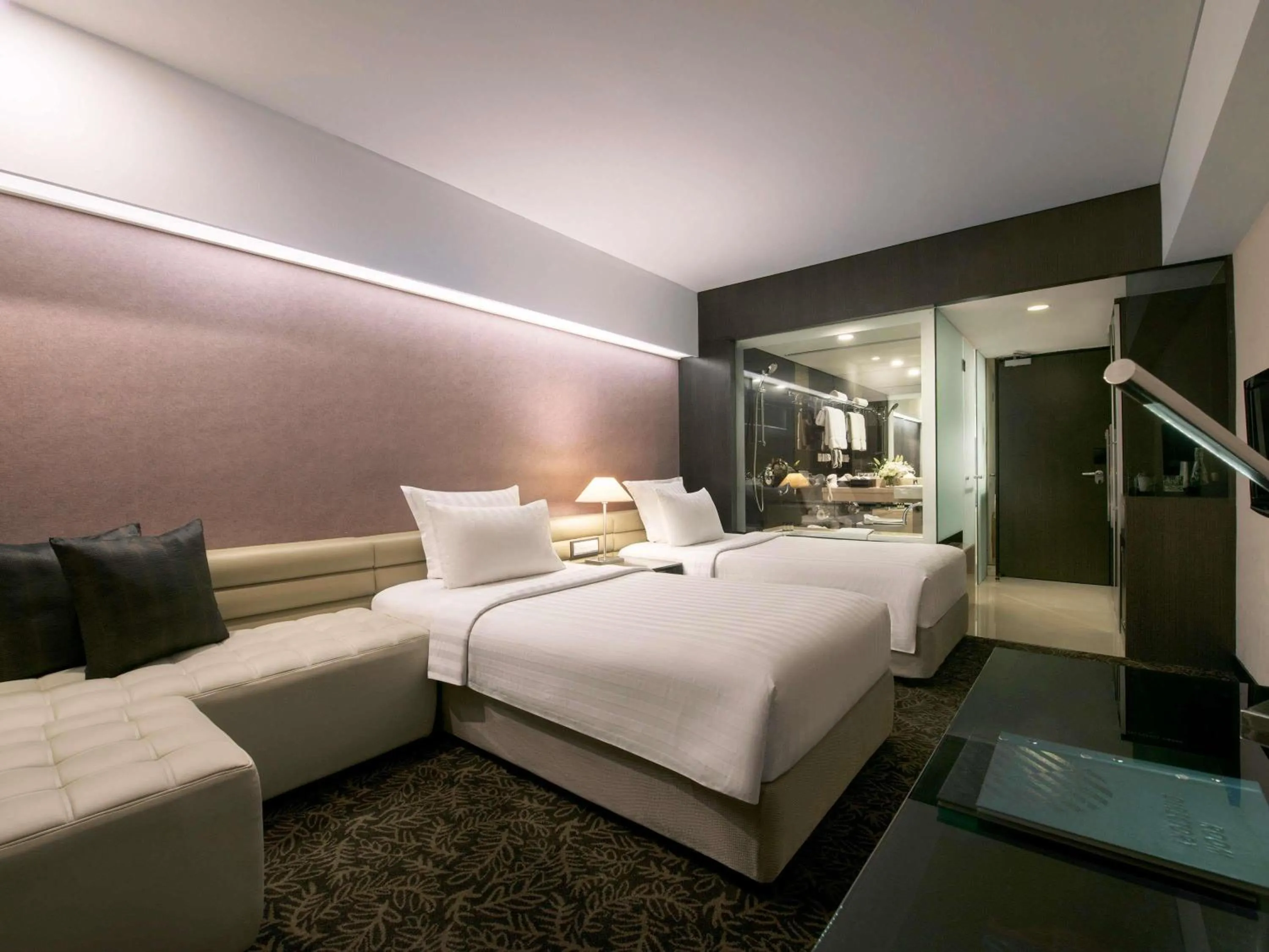 Bedroom, Bed in Pullman Jakarta Indonesia