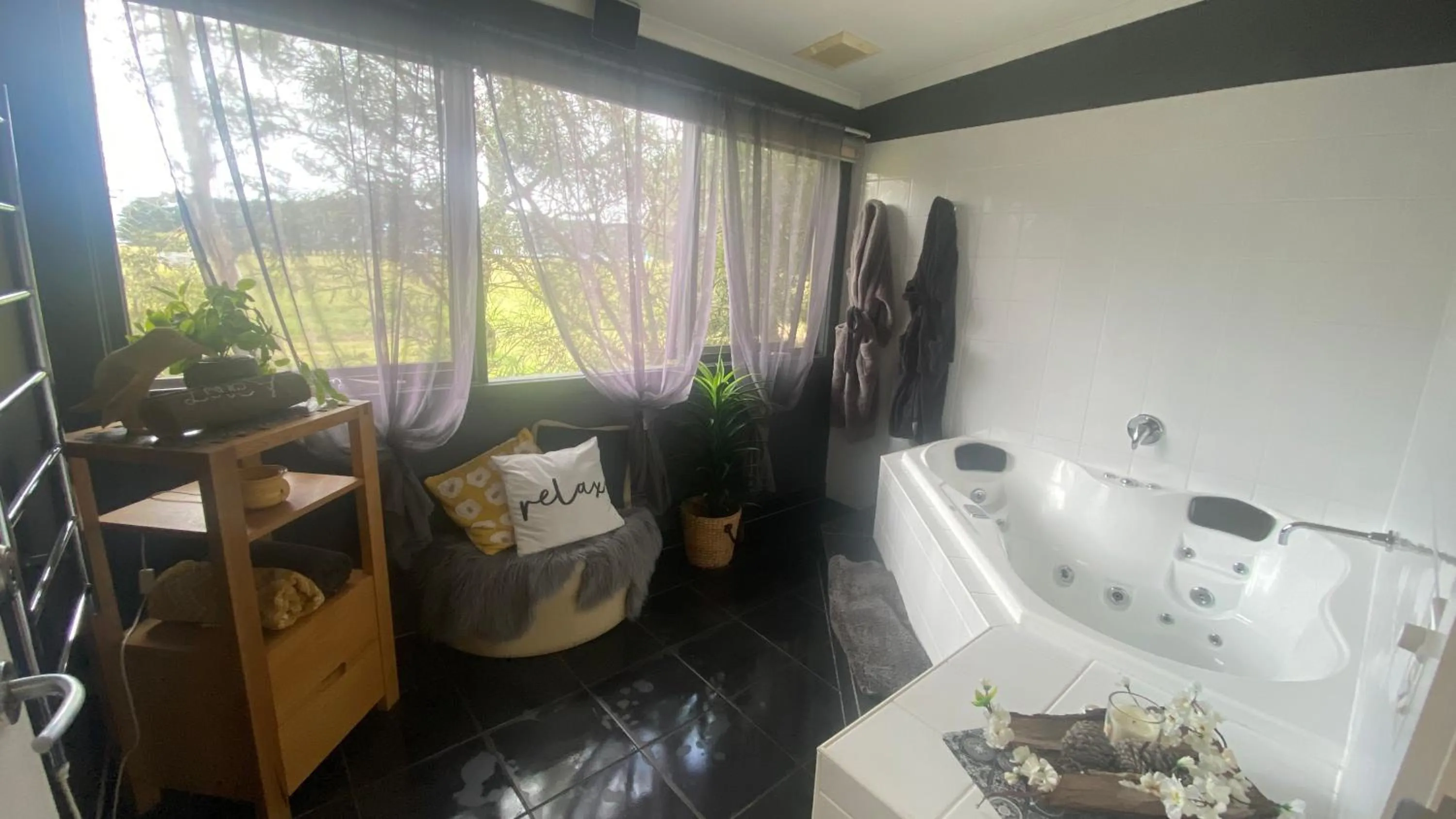 Hot Spring Bath in The Nature Resort Villas Ramada Resort