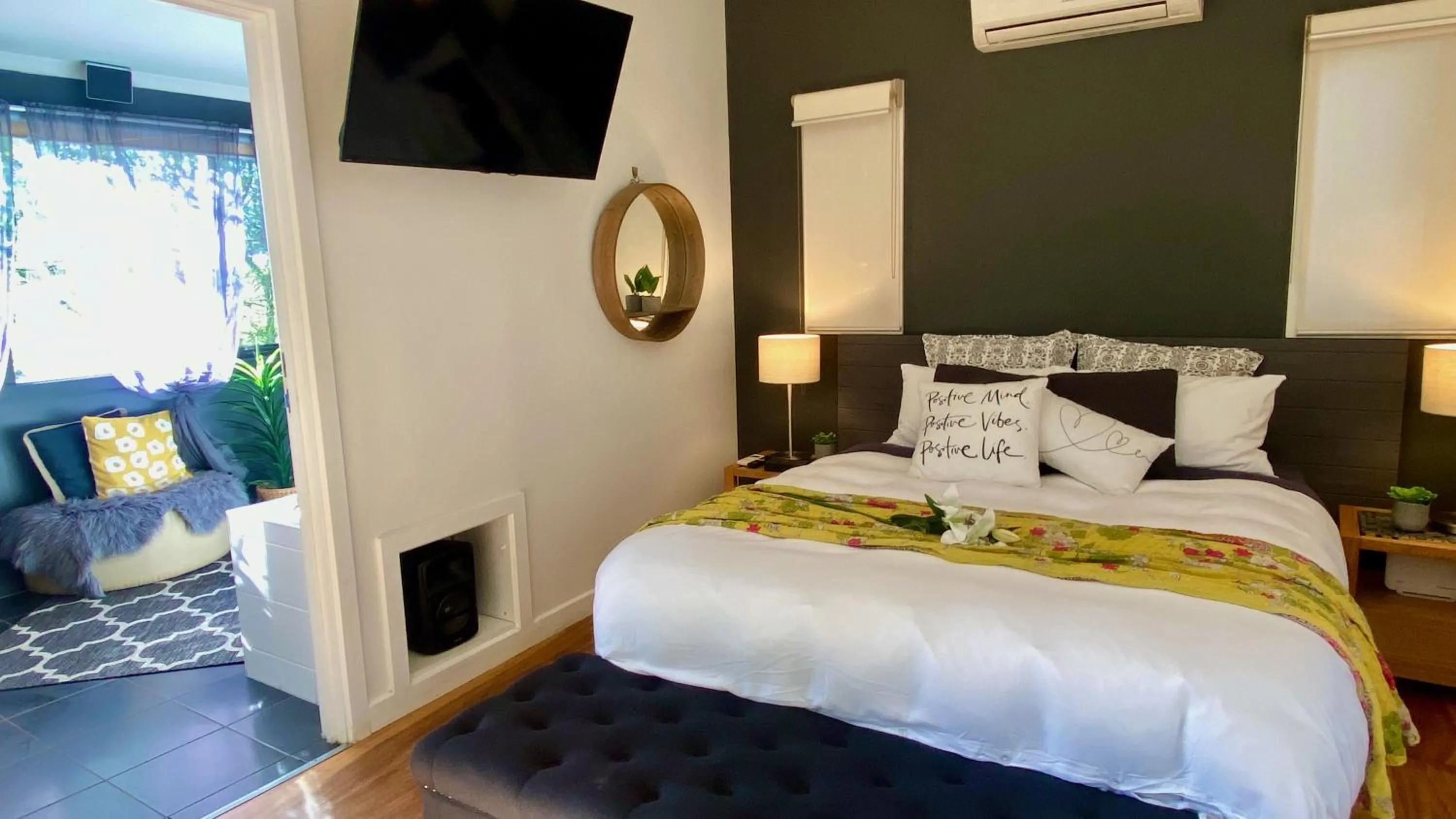 Bed in The Nature Resort Villas Ramada Resort