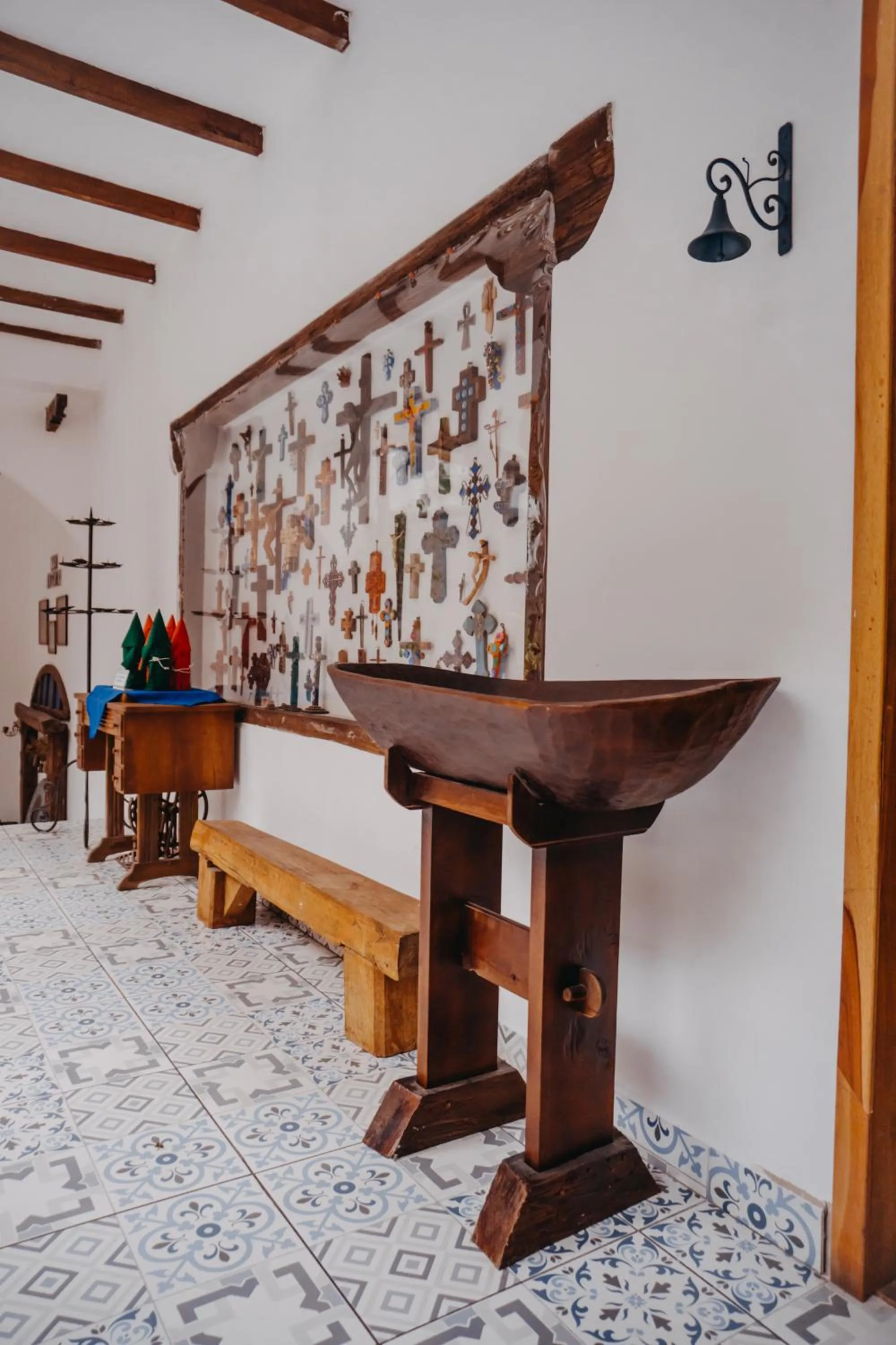 Decorative detail in Hotel Casa Alquimia