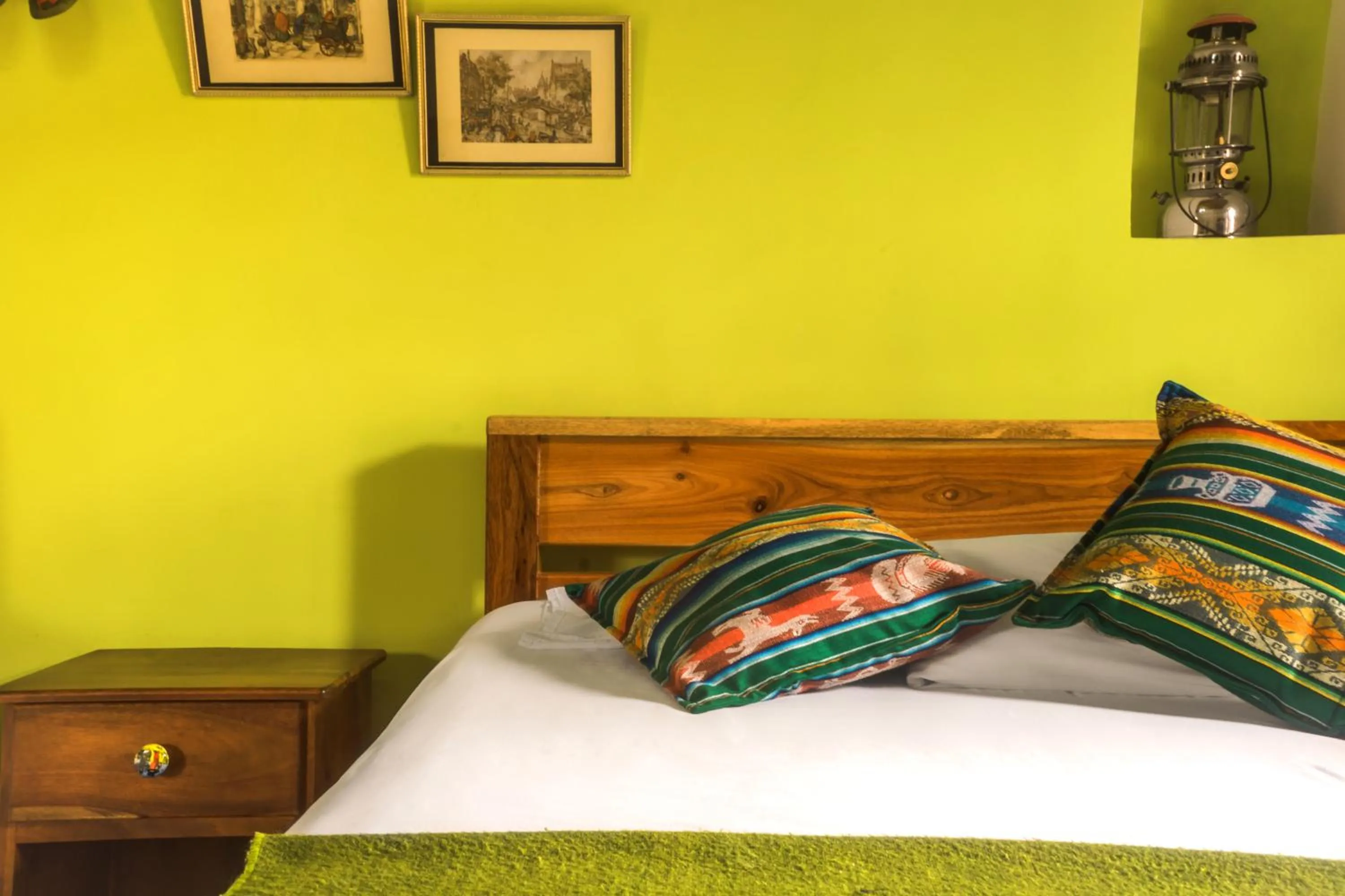 Bed in Hotel Casa Alquimia