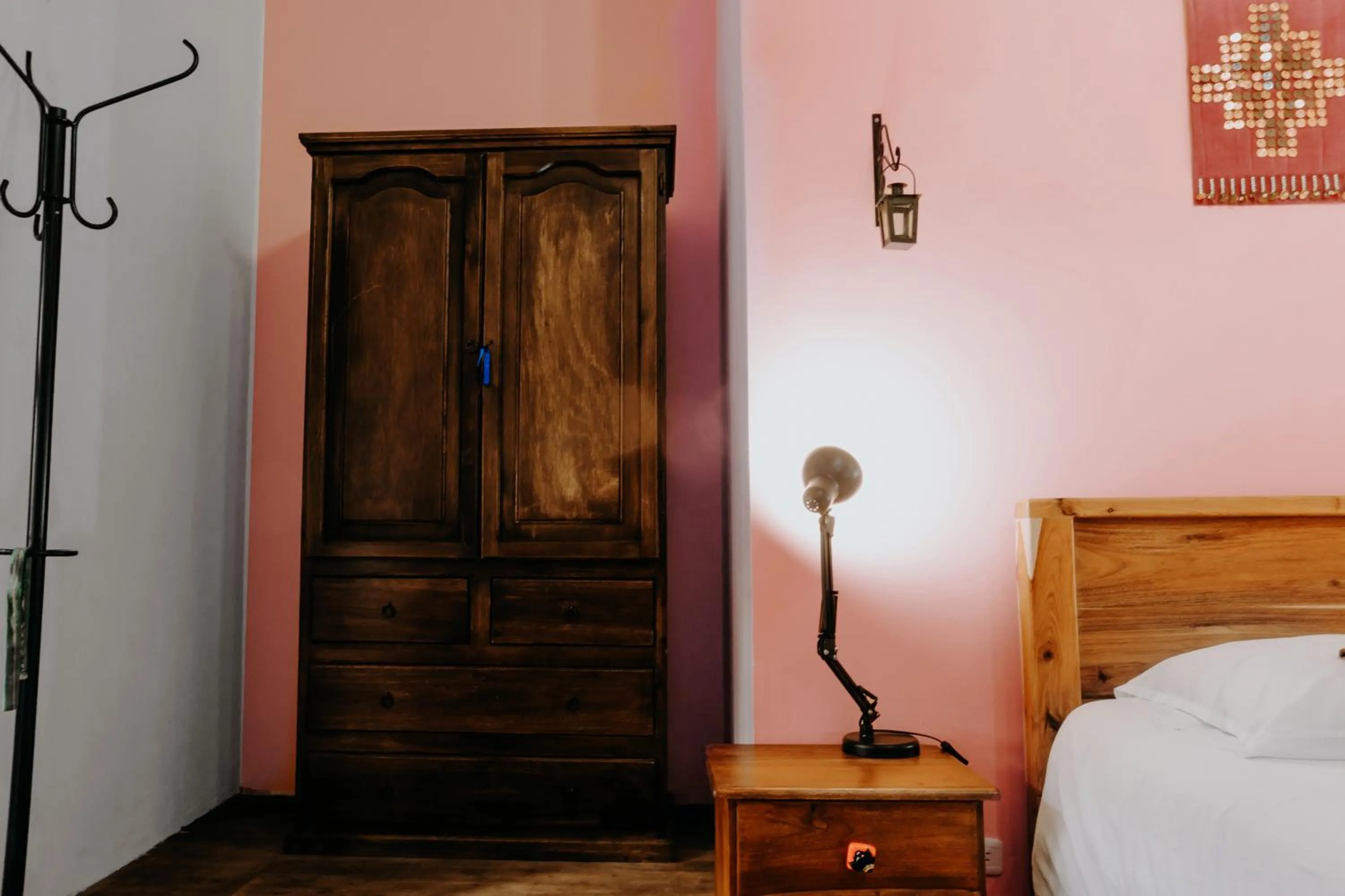 Bed in Hotel Casa Alquimia