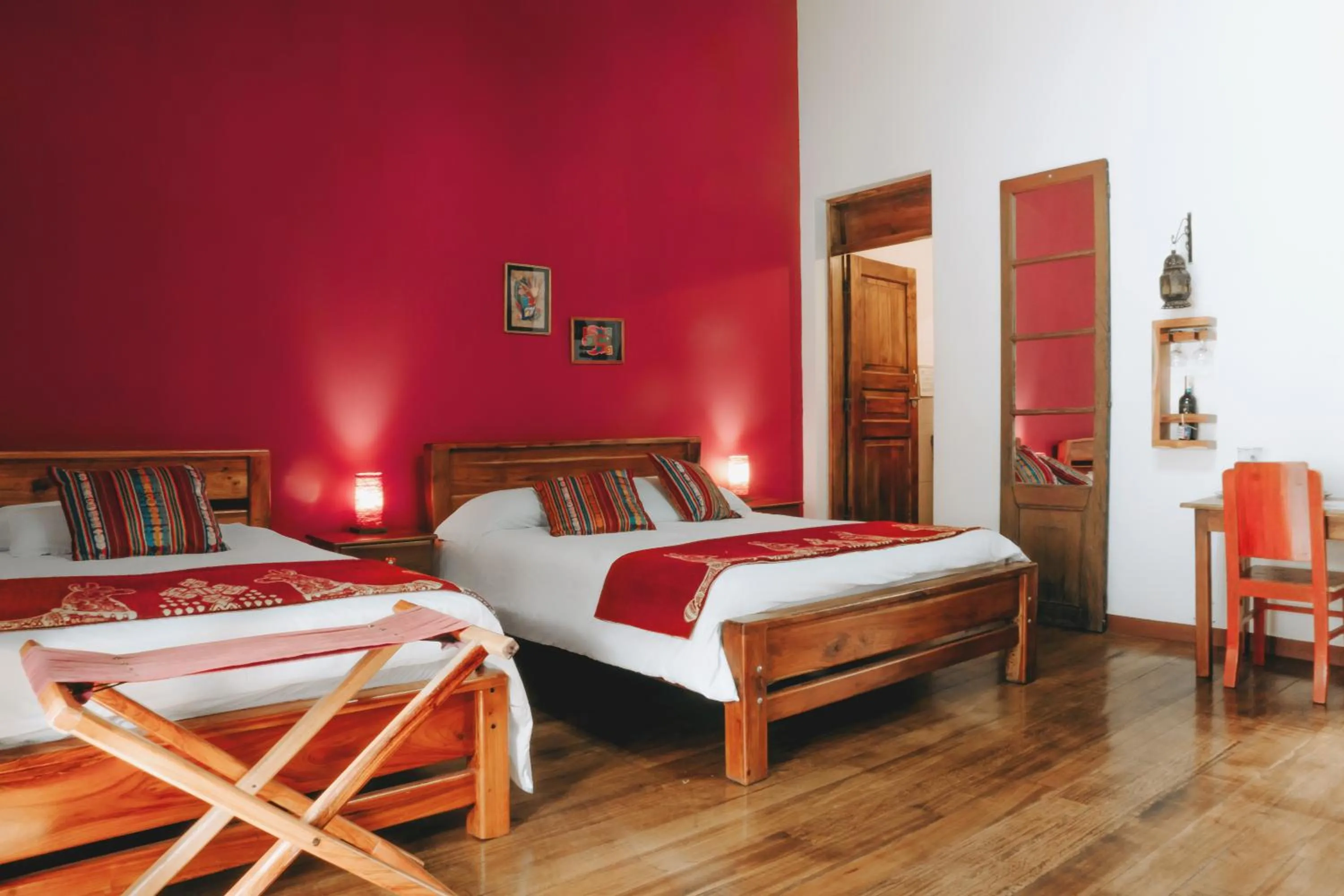 Bed in Hotel Casa Alquimia