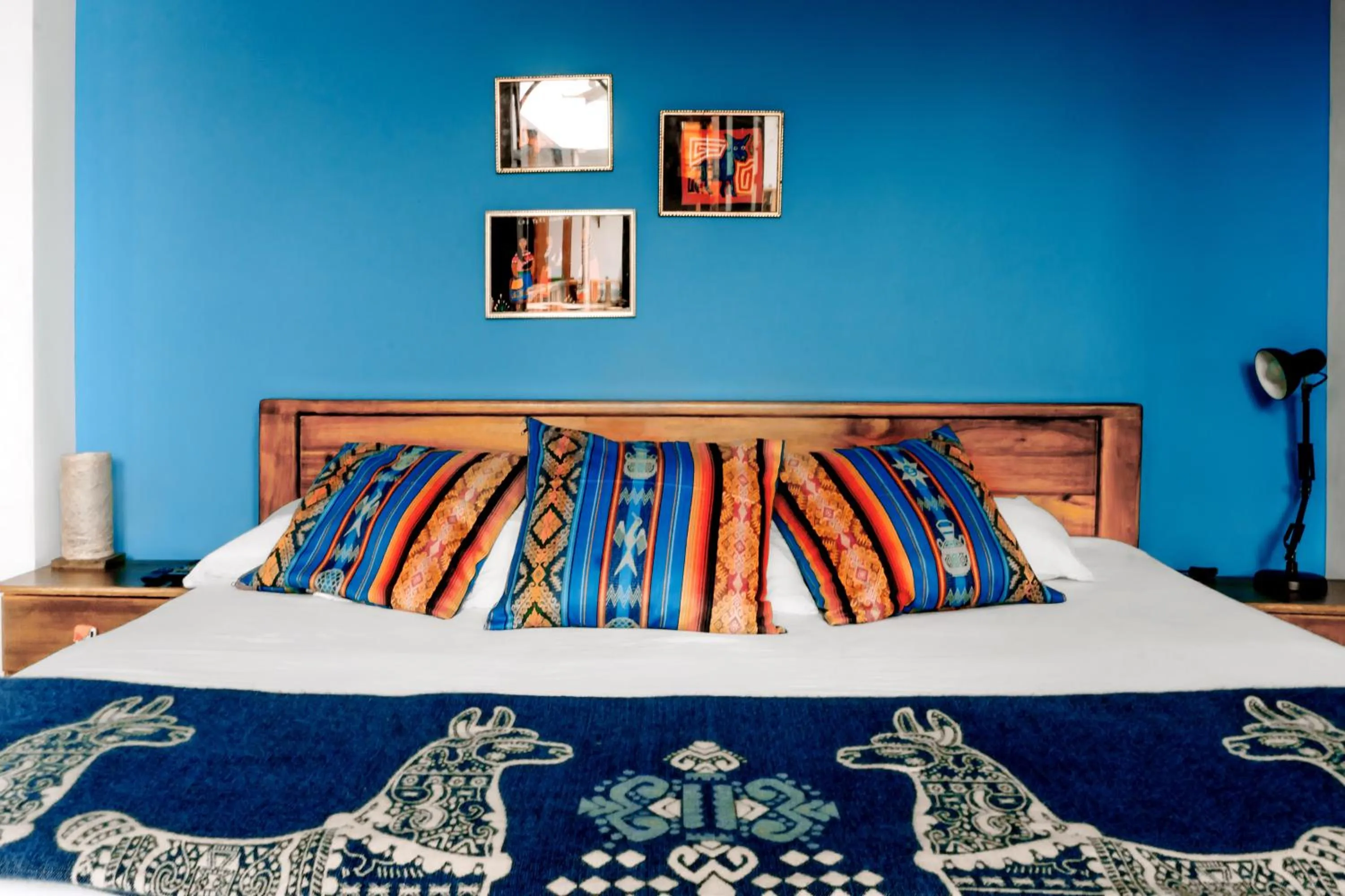 Bed in Hotel Casa Alquimia