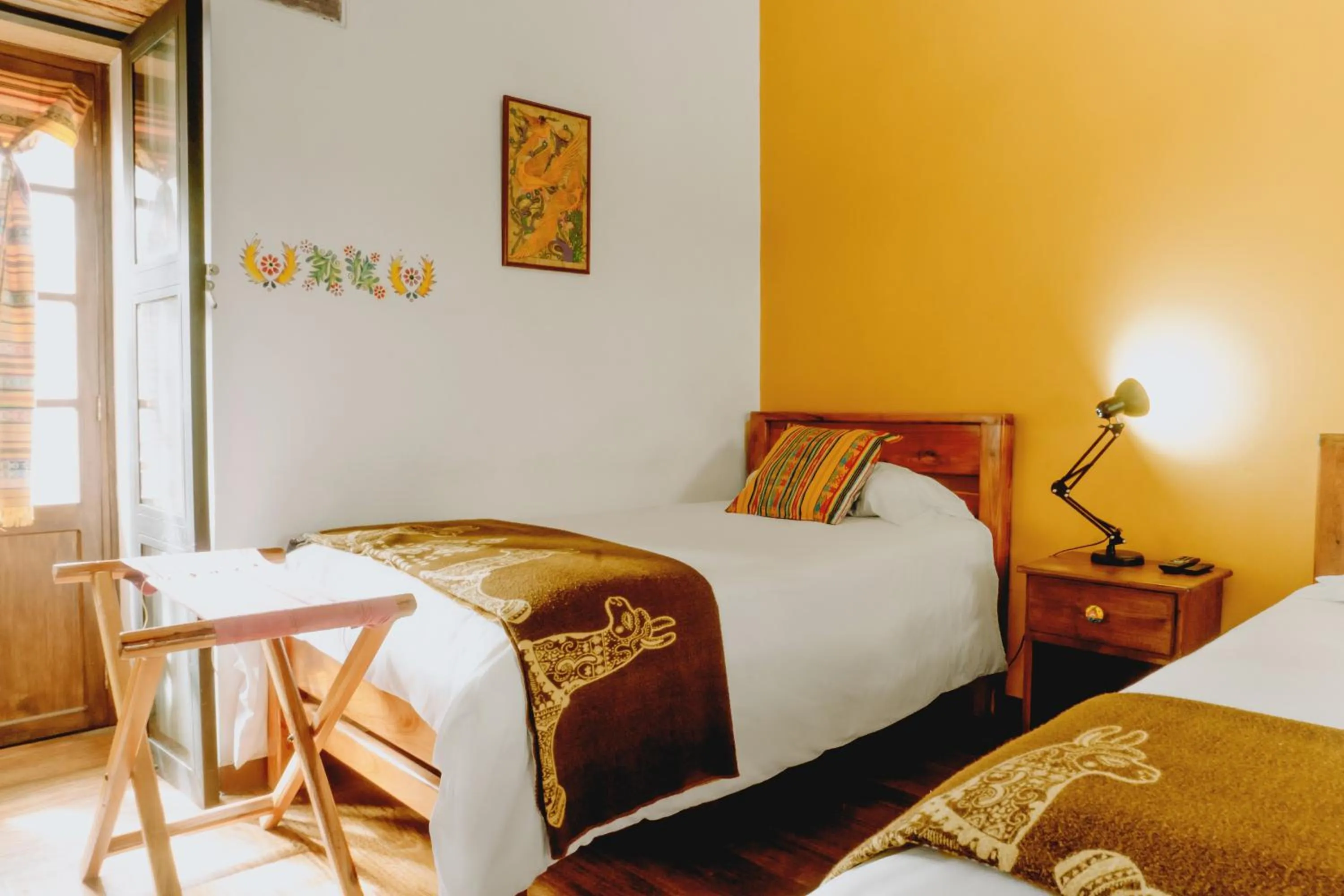 Bed in Hotel Casa Alquimia