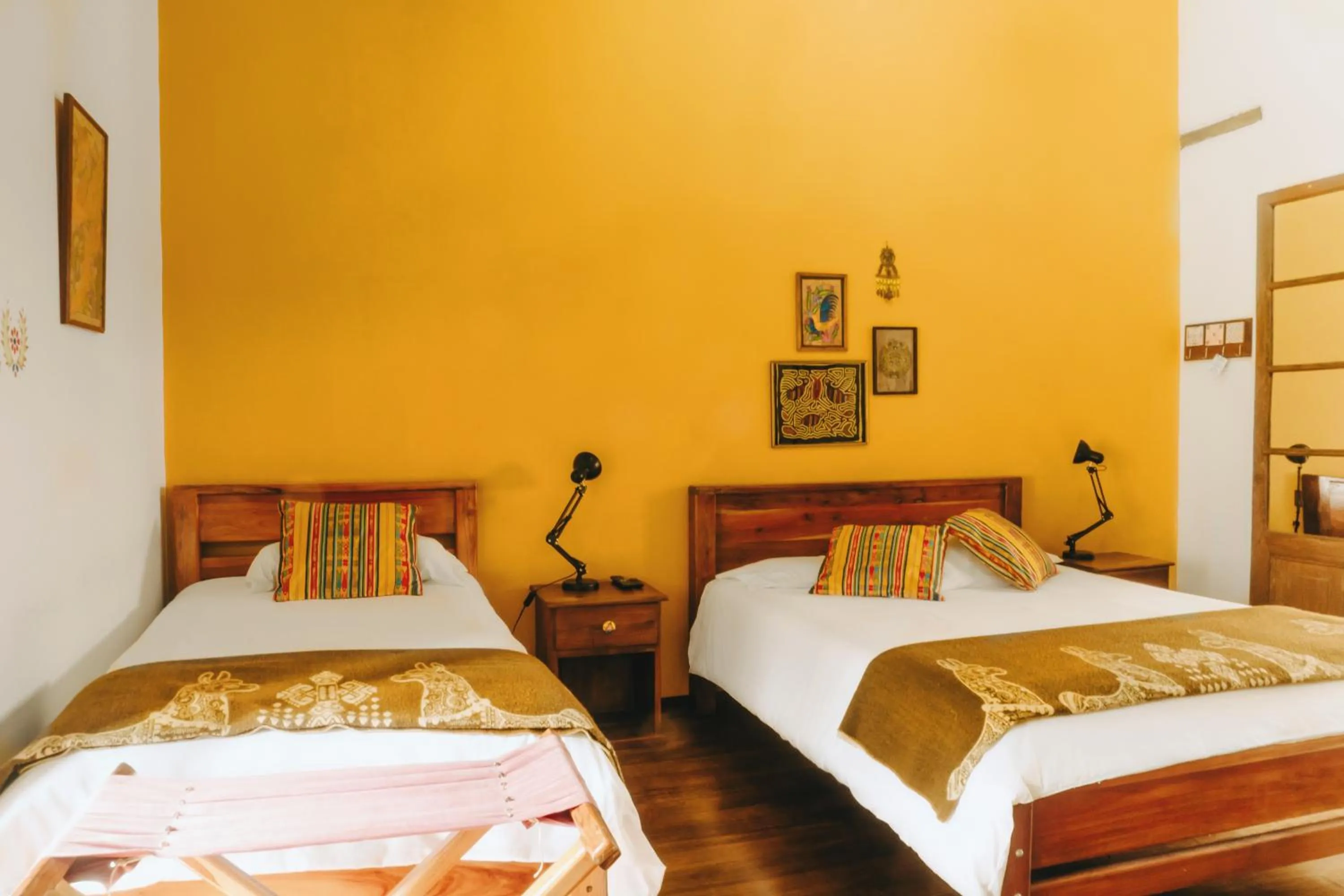 Bed in Hotel Casa Alquimia