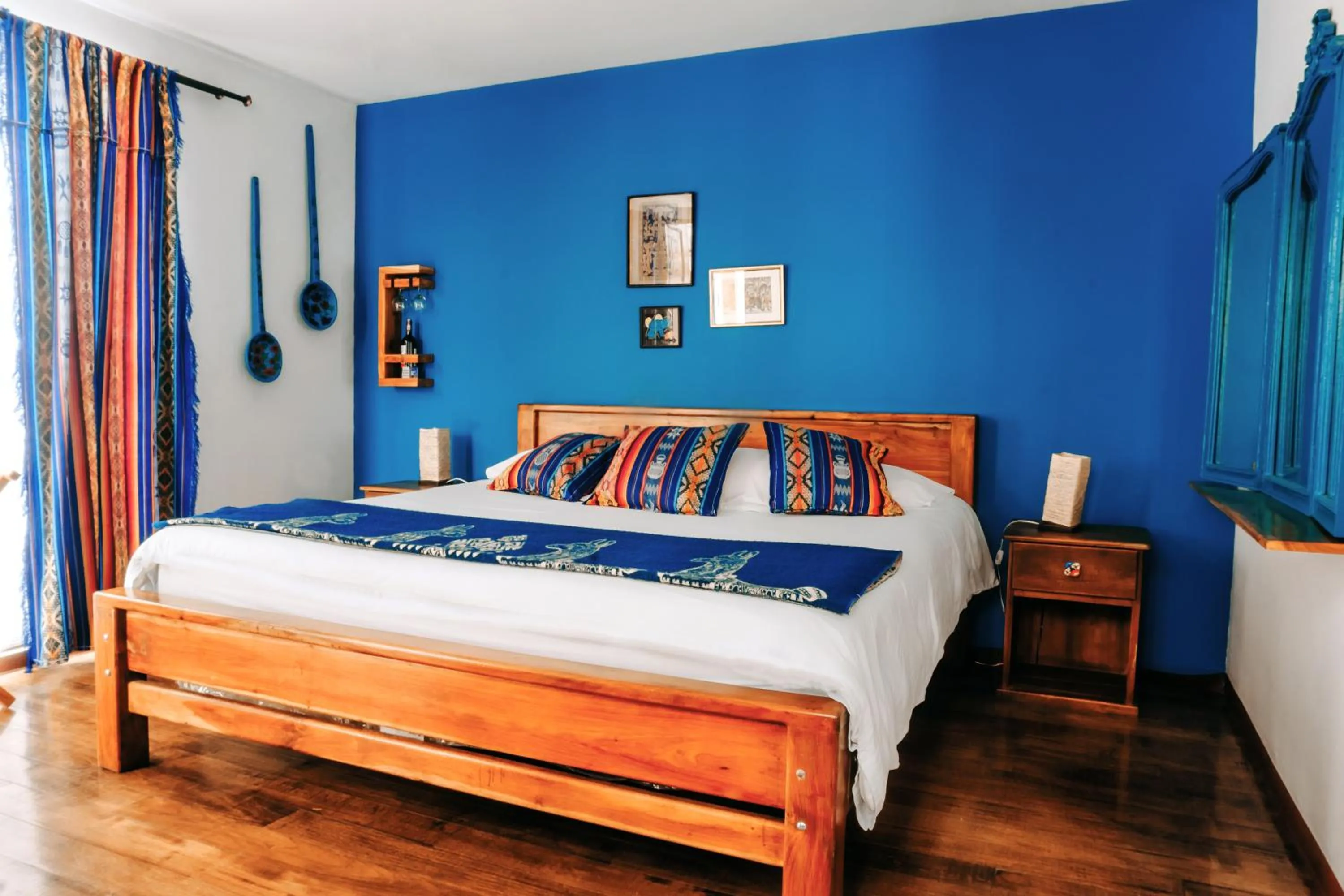 Bed in Hotel Casa Alquimia