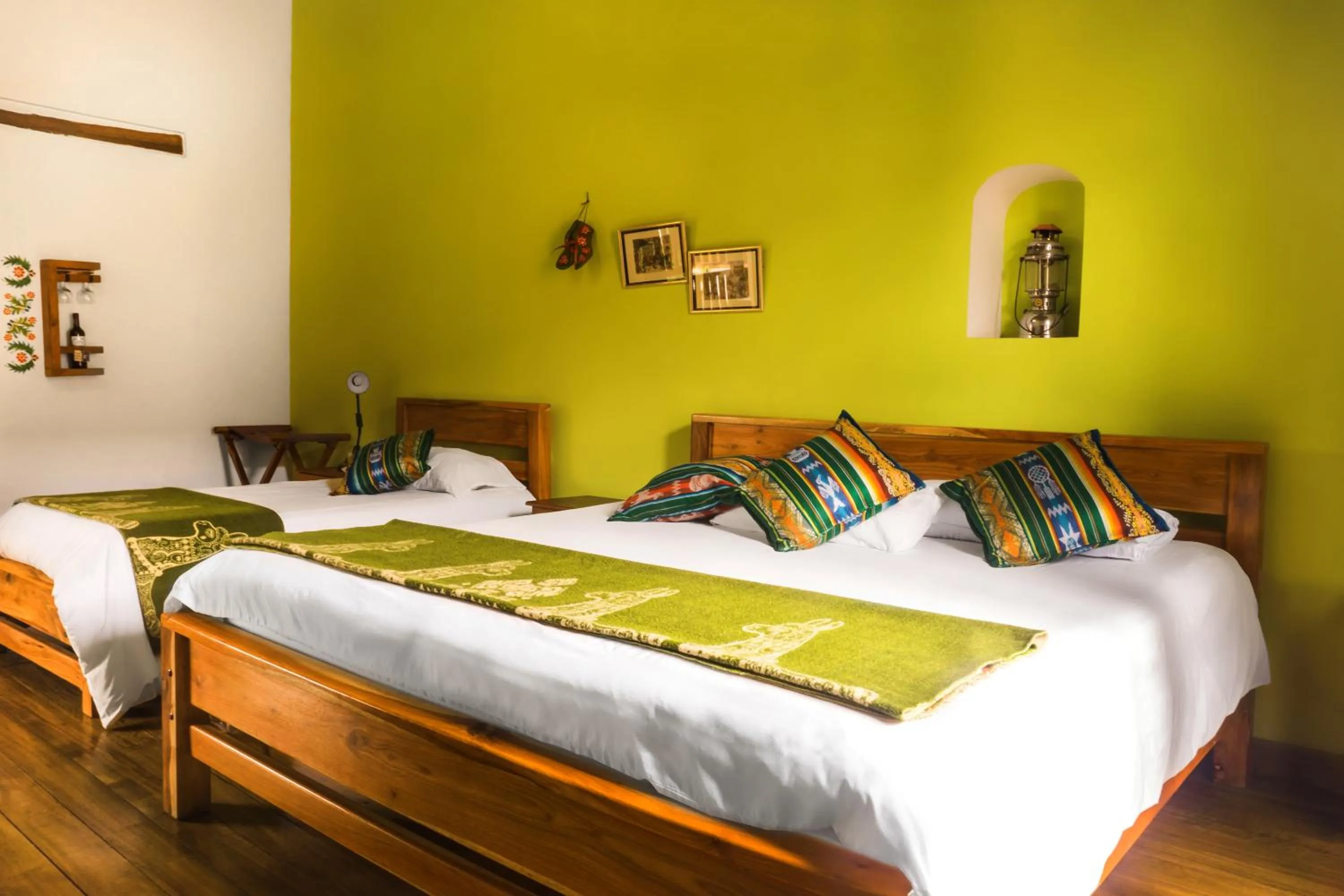 Bed in Hotel Casa Alquimia