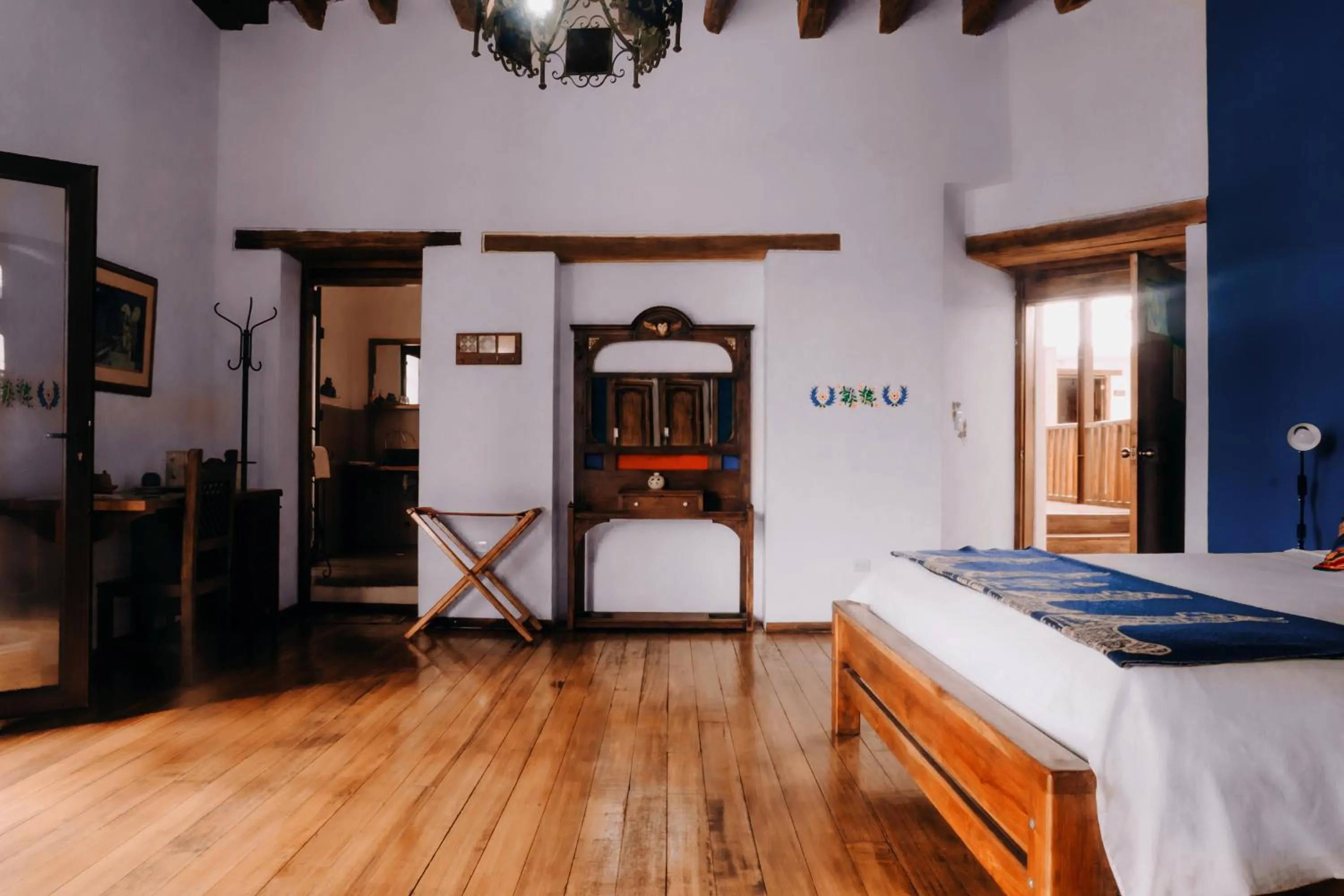 Bed in Hotel Casa Alquimia