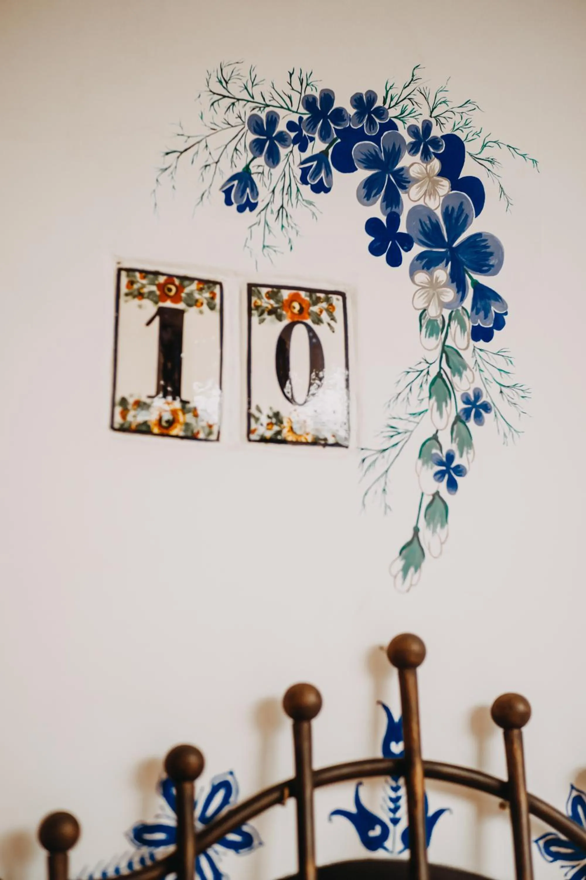 Decorative detail in Hotel Casa Alquimia