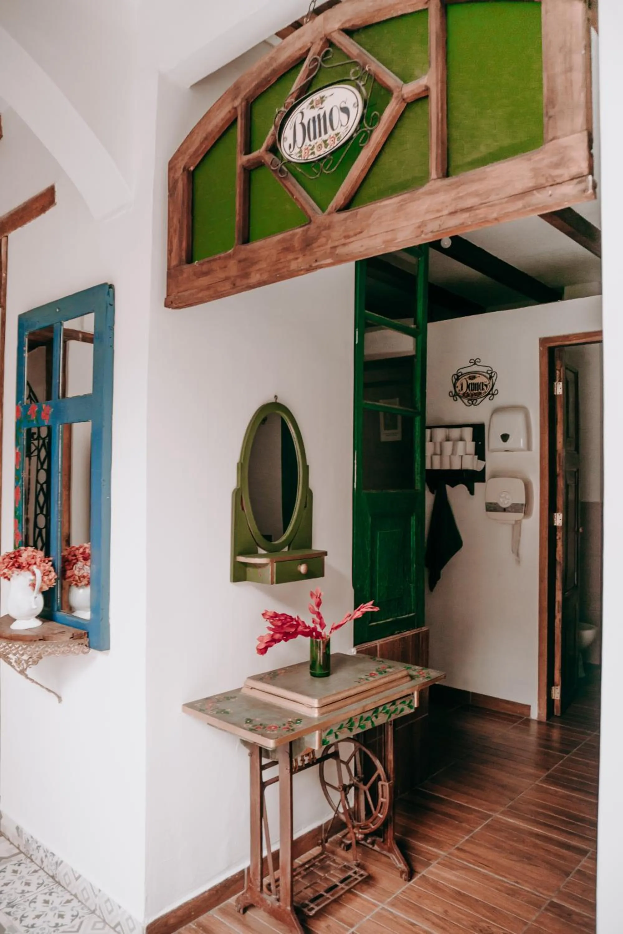 Kitchen or kitchenette in Hotel Casa Alquimia