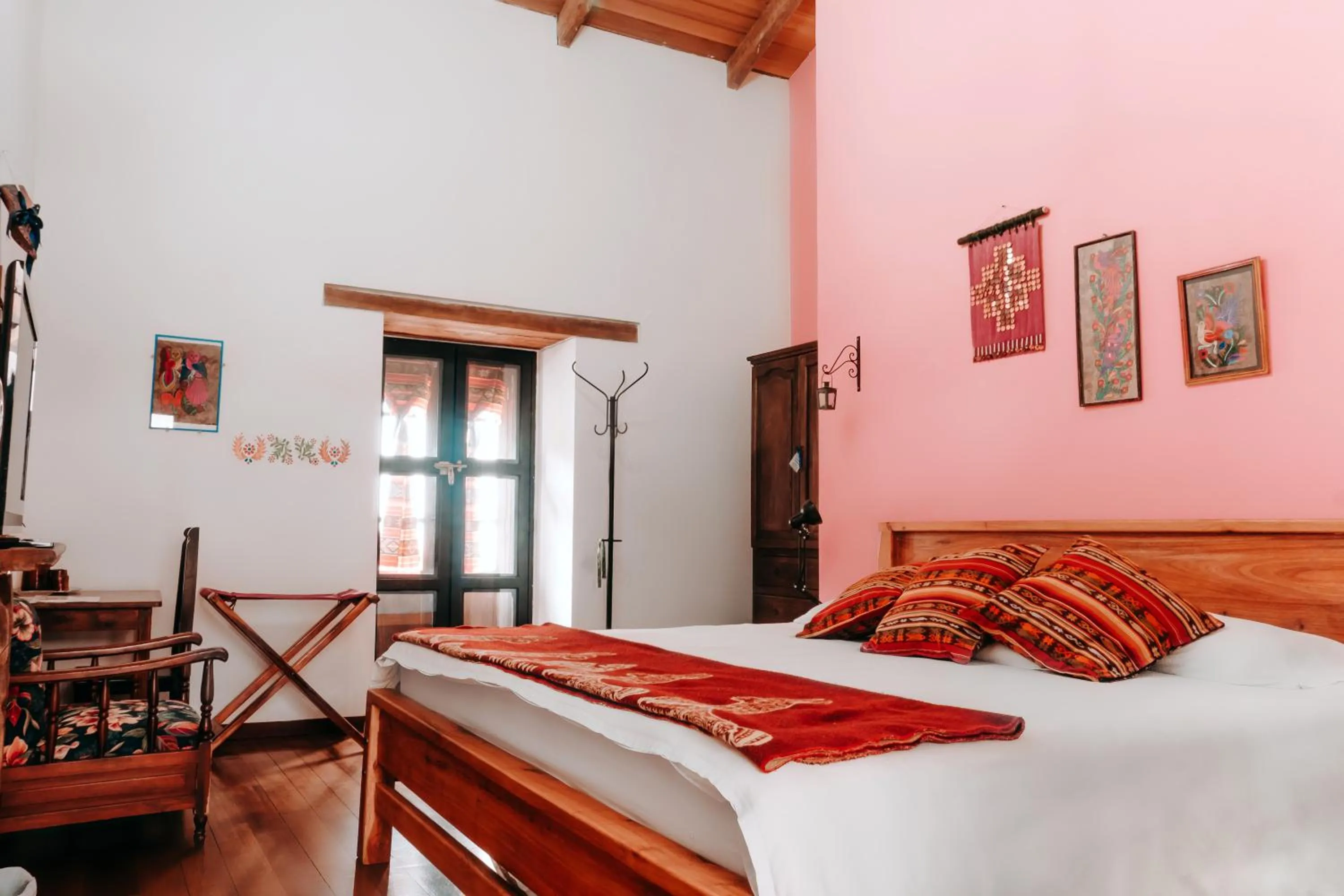 Bed in Hotel Casa Alquimia