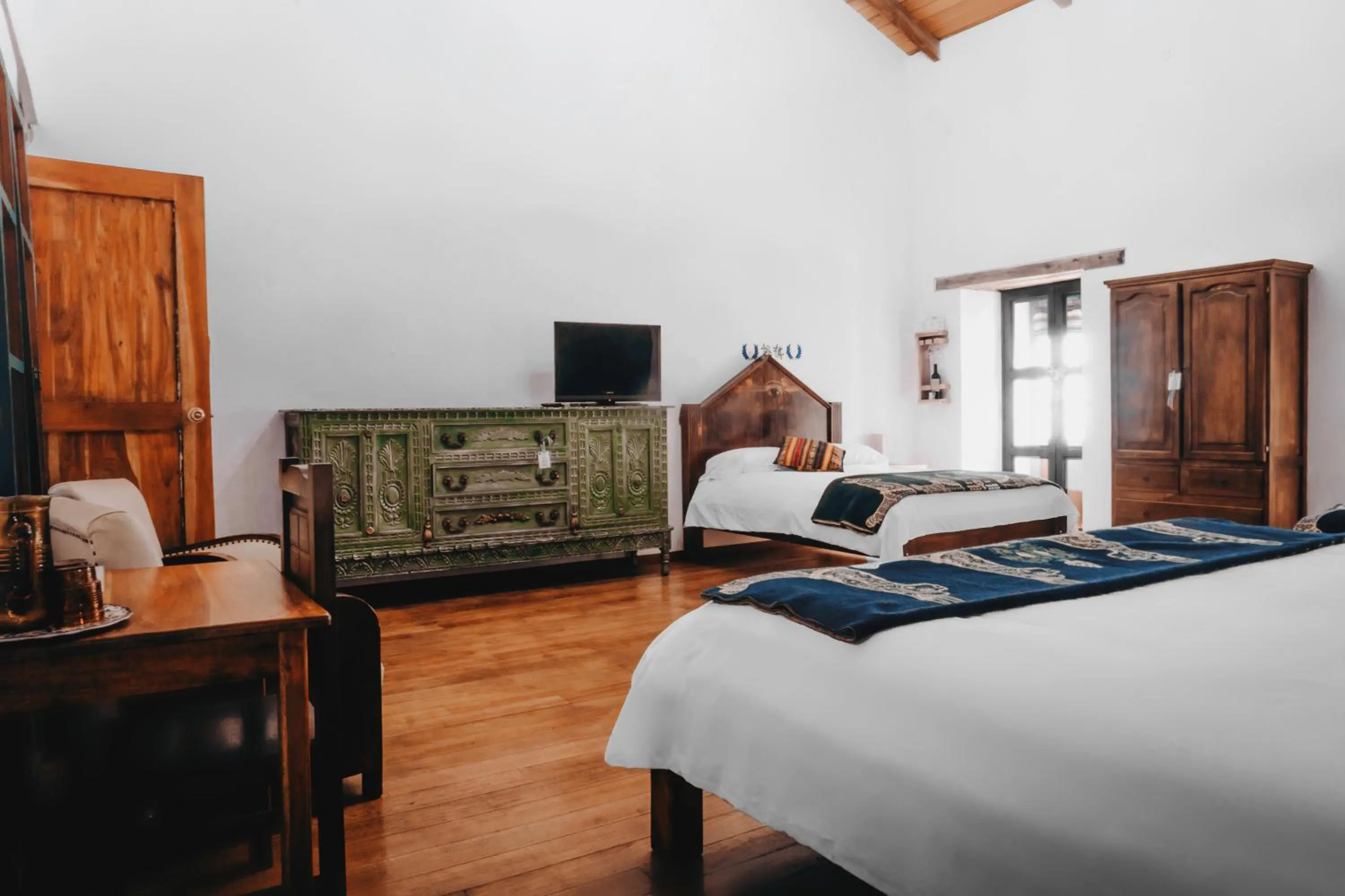 Bed in Hotel Casa Alquimia