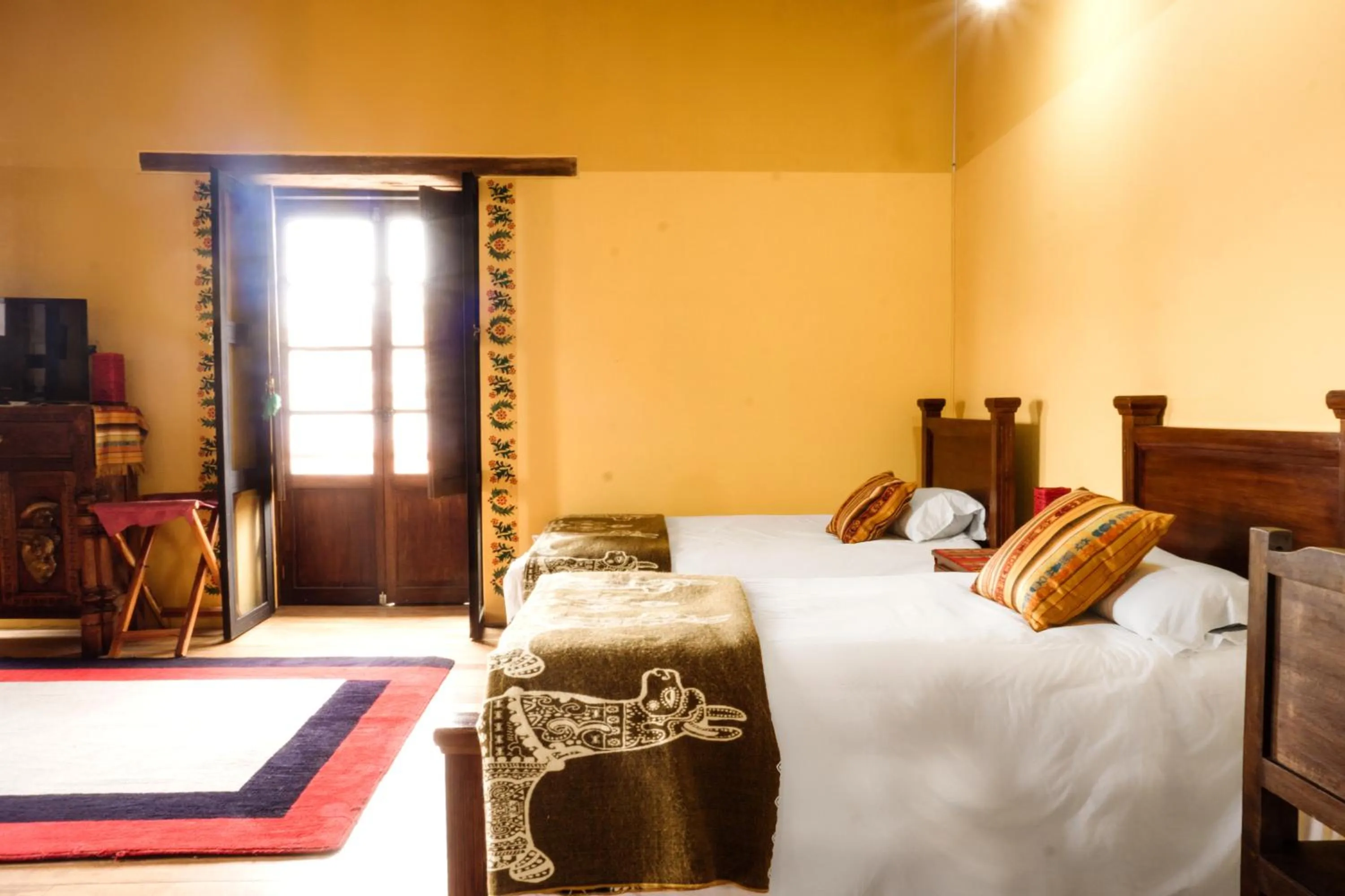 Bed in Hotel Casa Alquimia