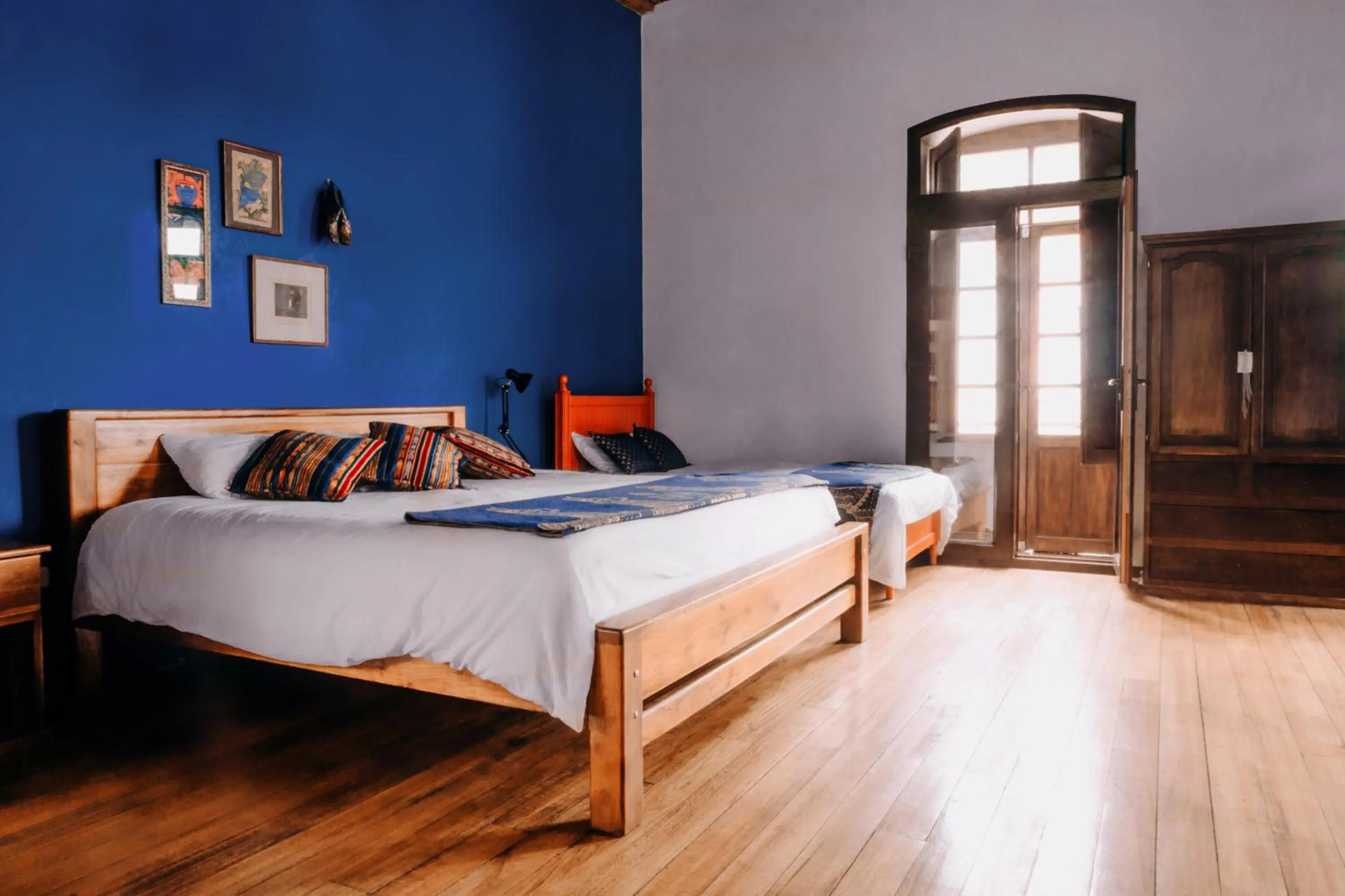 Bed in Hotel Casa Alquimia