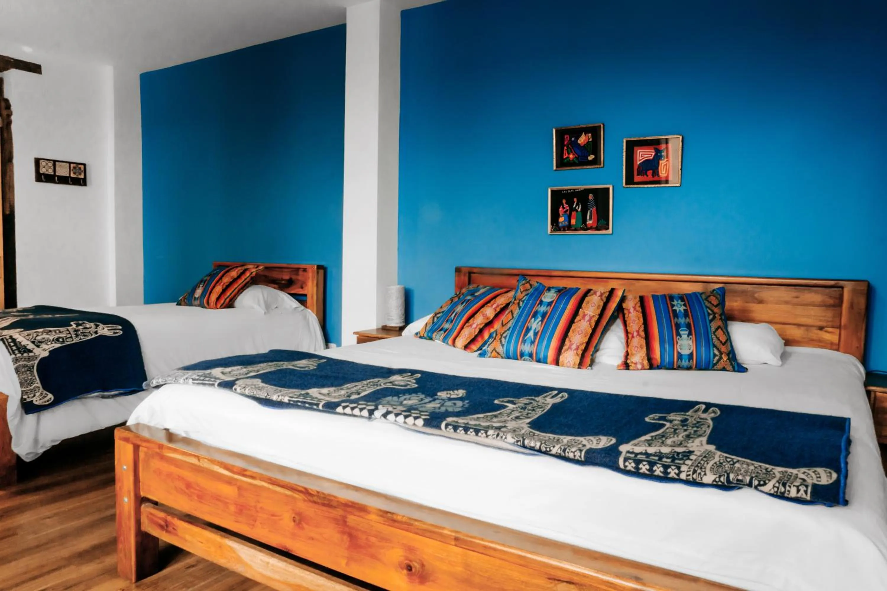 Bed in Hotel Casa Alquimia