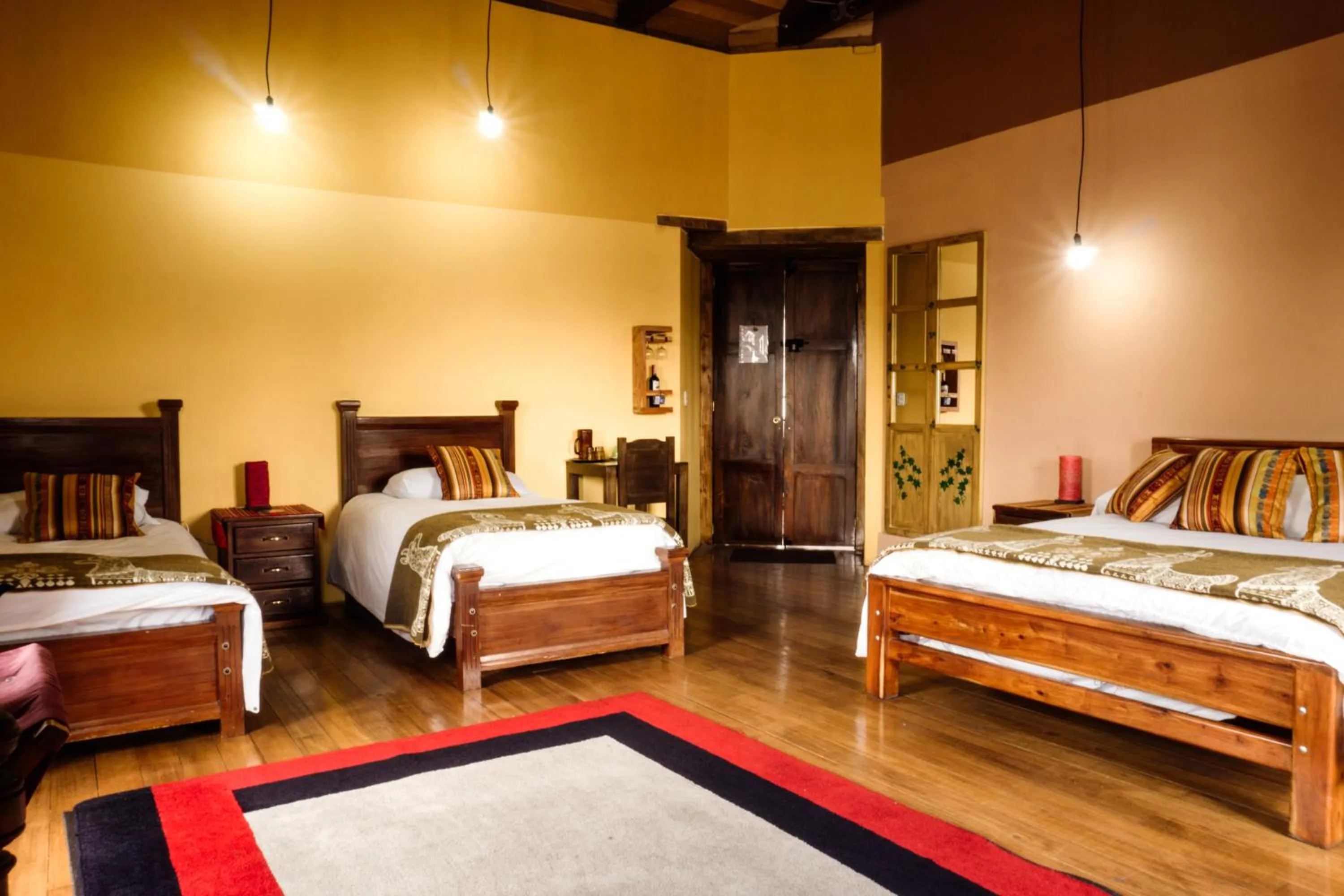 Bed in Hotel Casa Alquimia