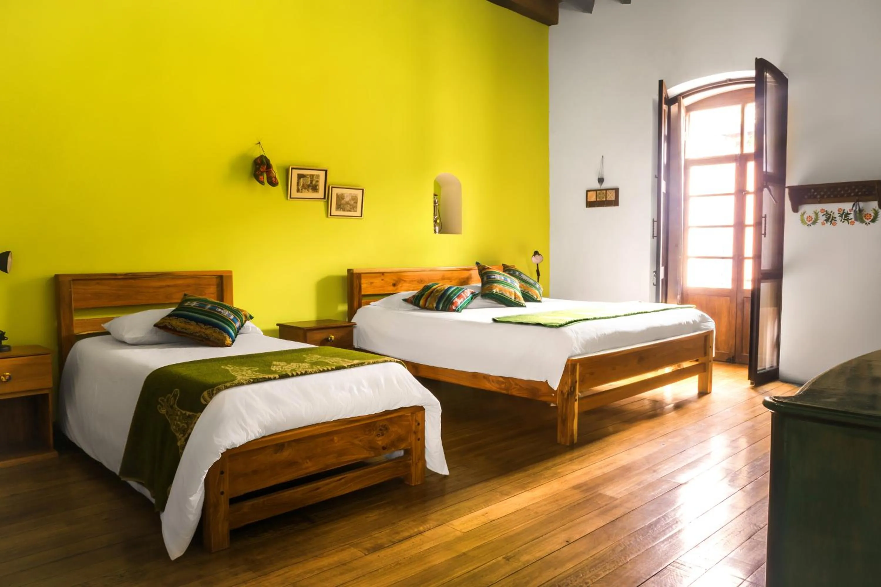 Bed in Hotel Casa Alquimia