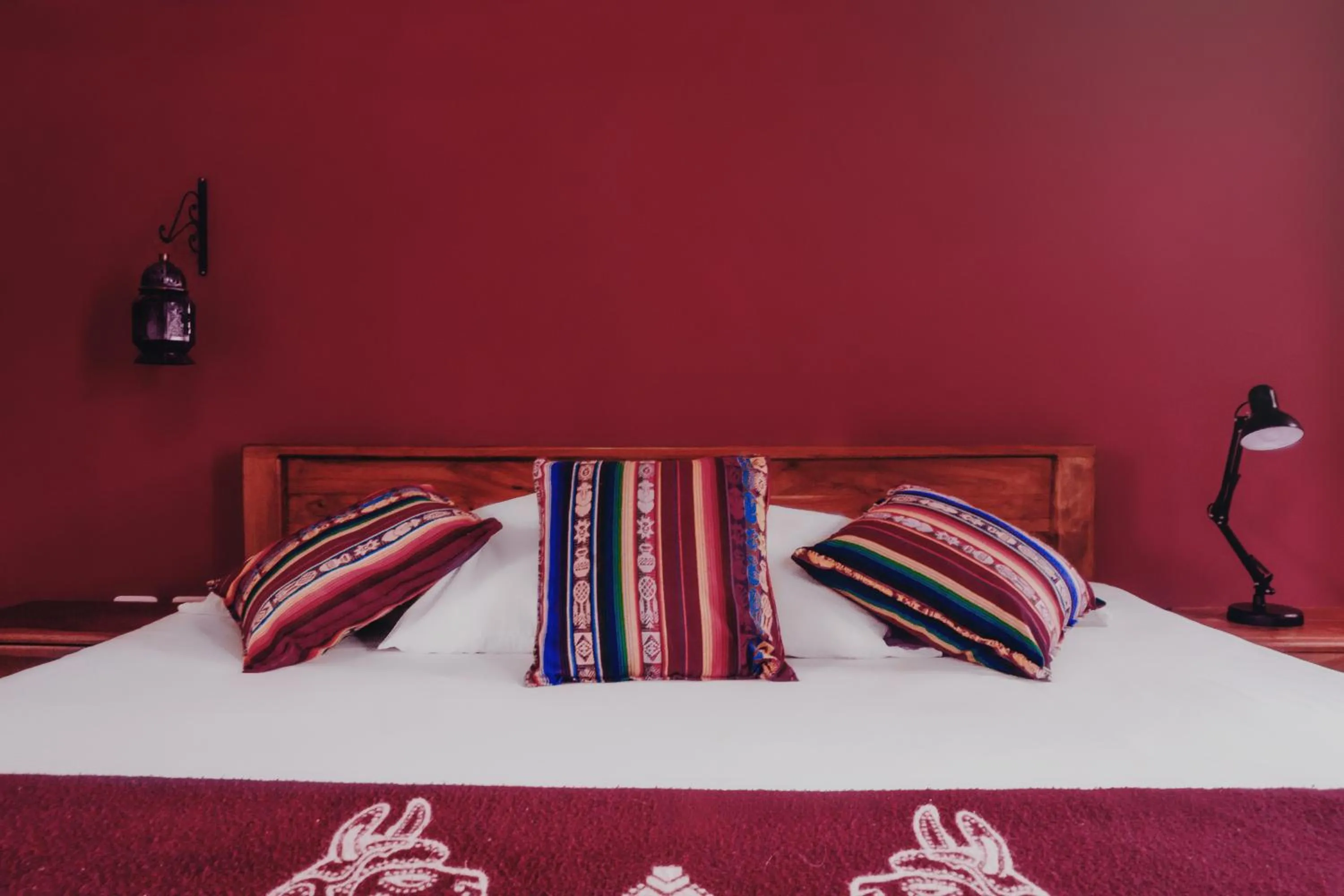 Bed in Hotel Casa Alquimia