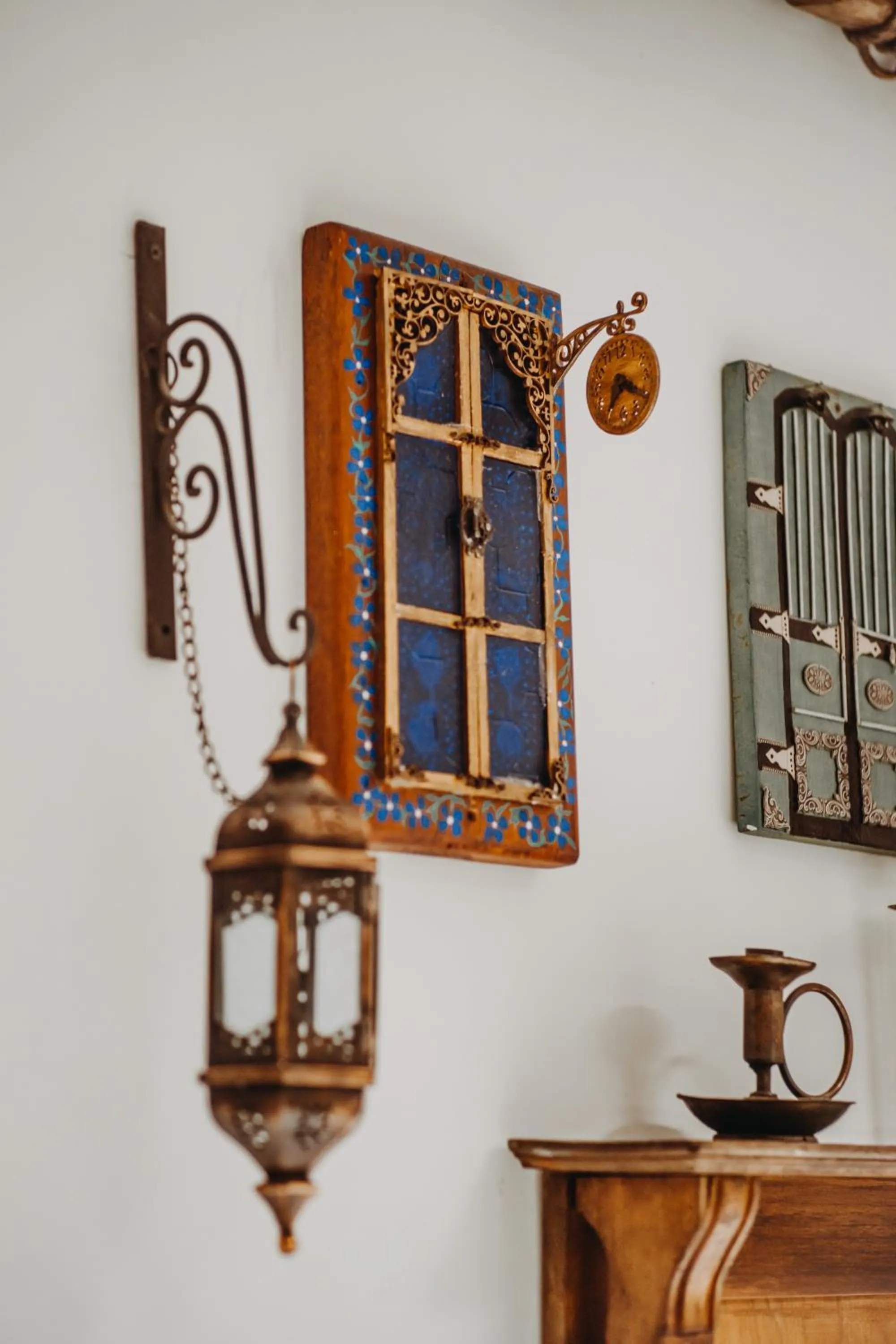 Decorative detail in Hotel Casa Alquimia