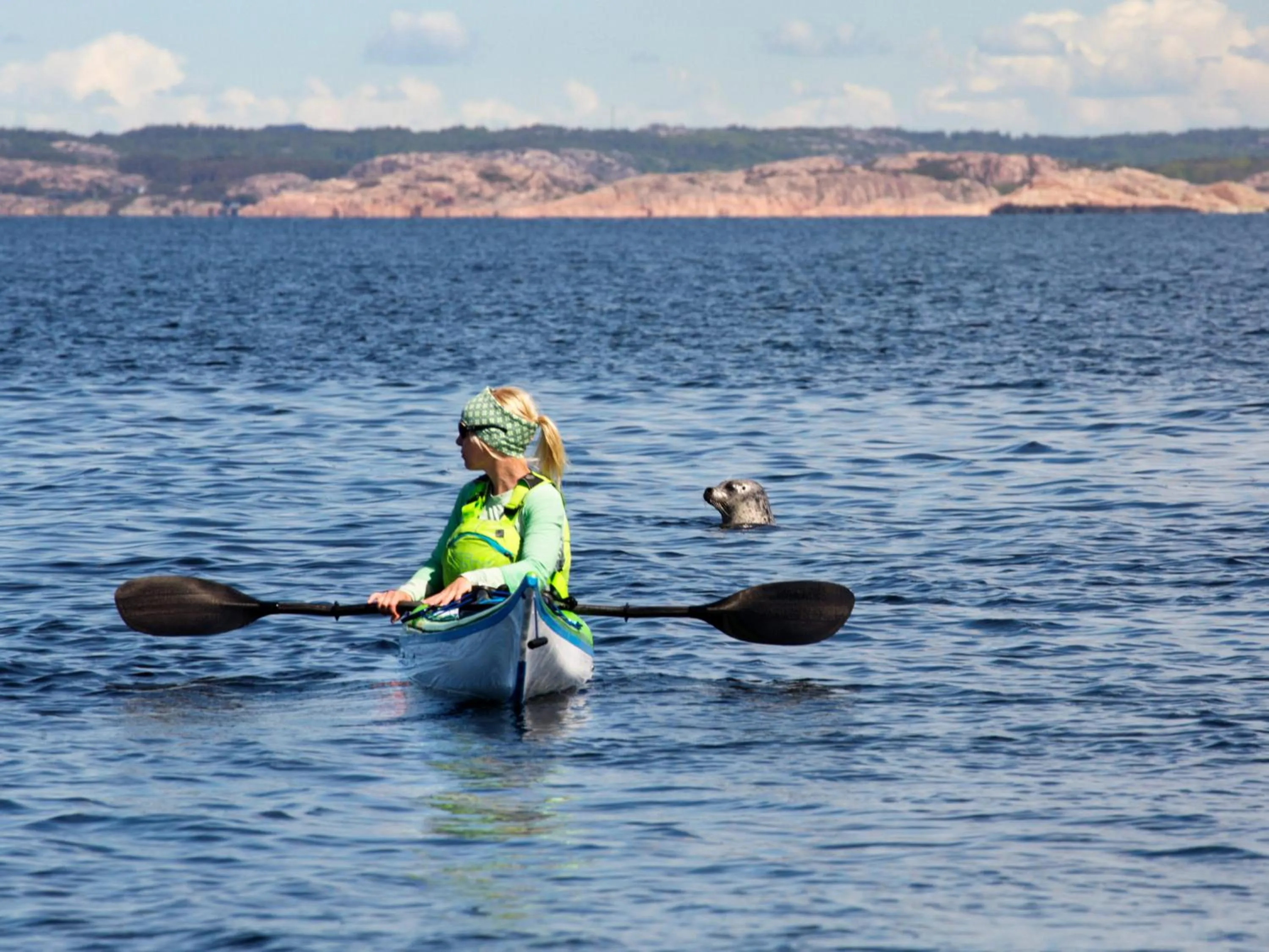 Canoeing in Grand Hotel Lysekil