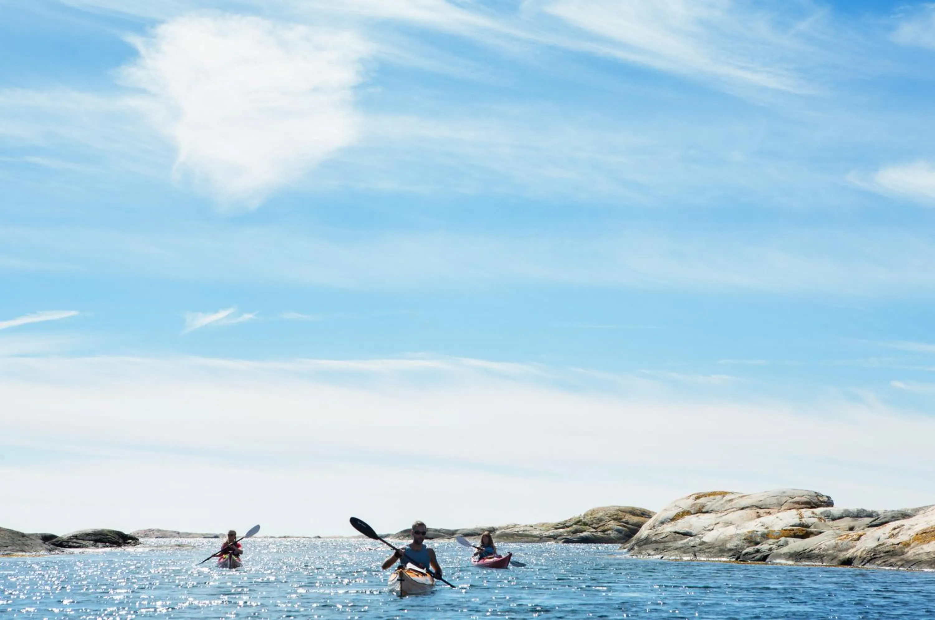 Canoeing in Grand Hotel Lysekil