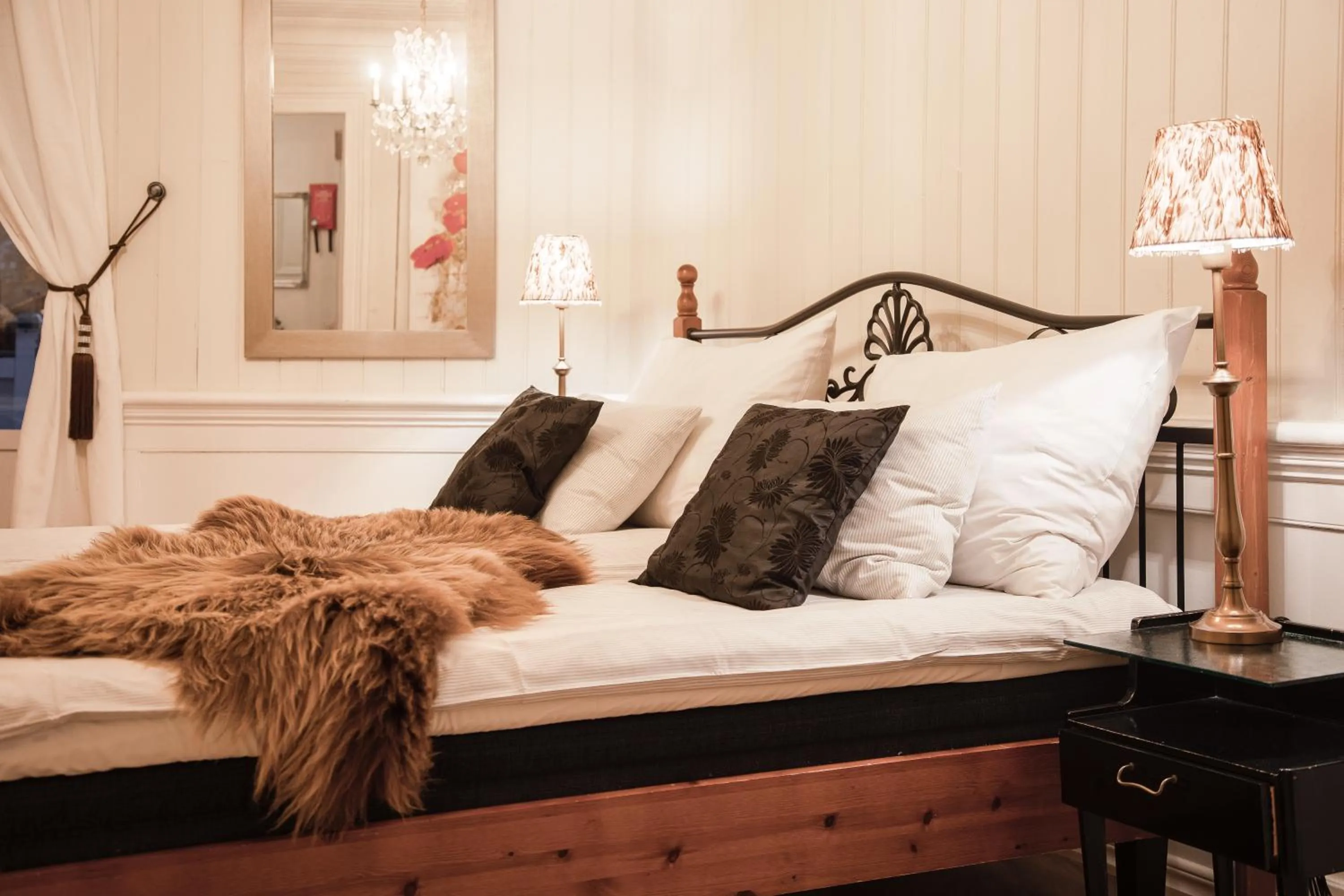 Bed in Grand Hotel Lysekil