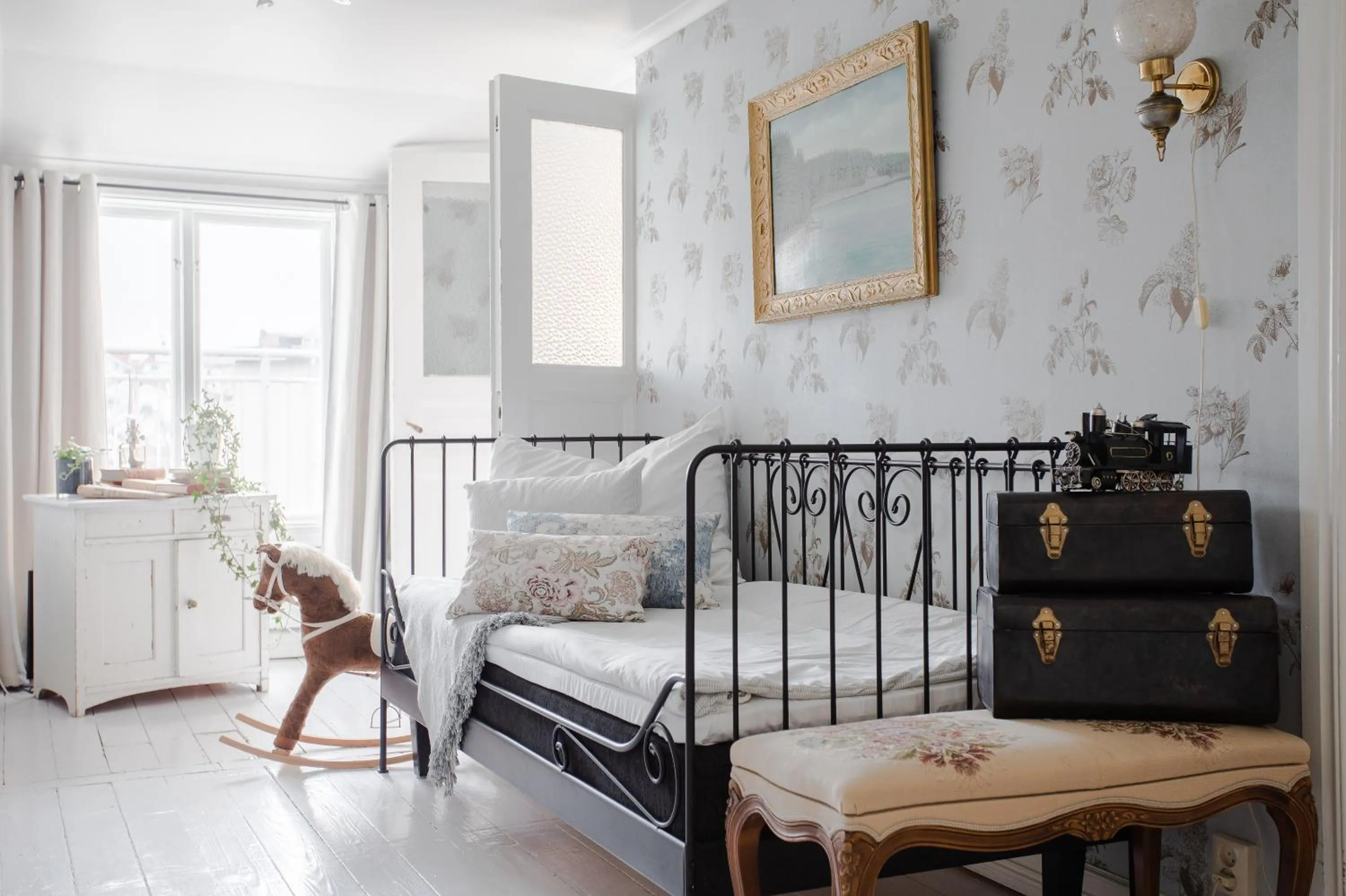 Bed in Grand Hotel Lysekil