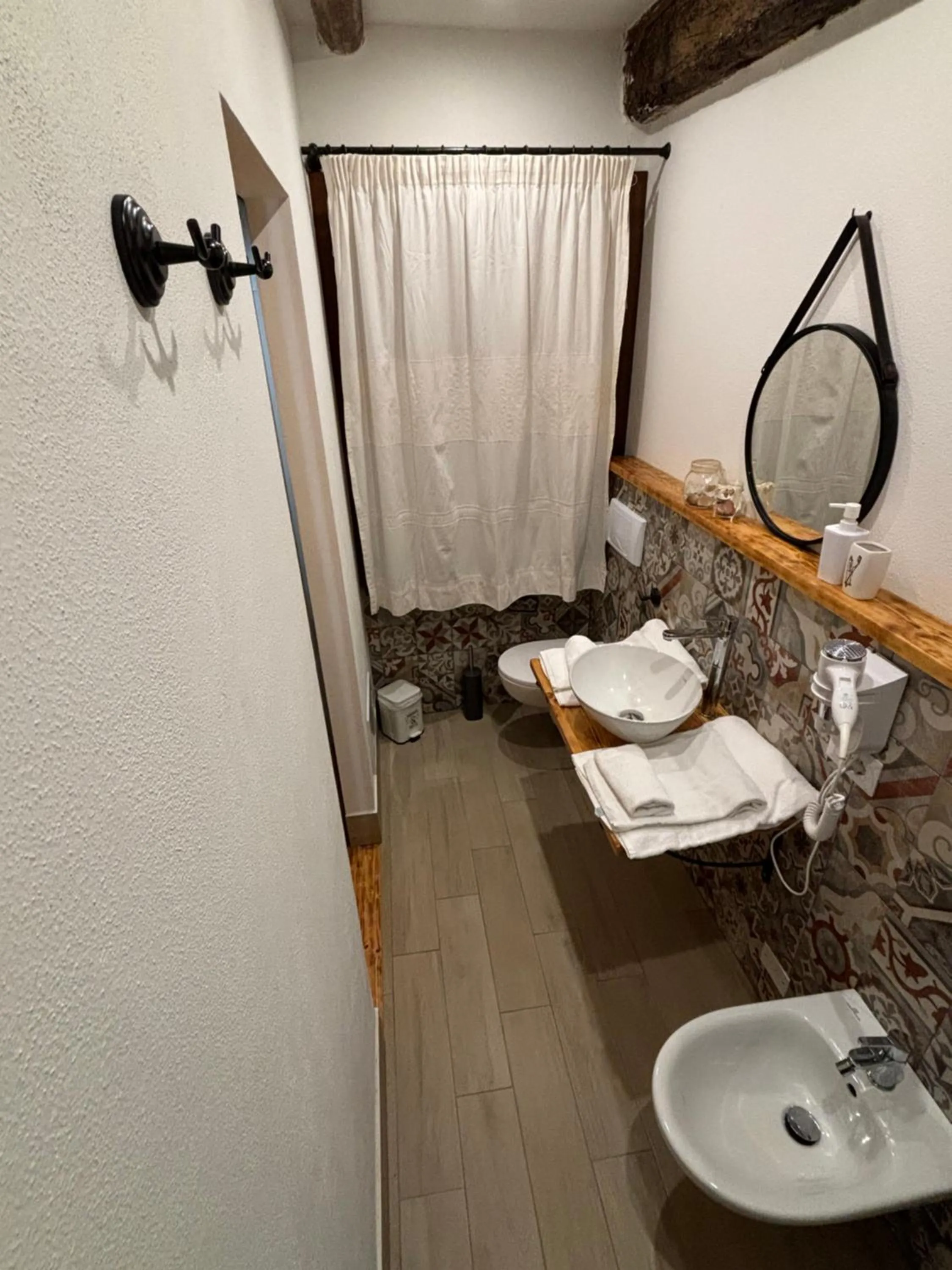 Shower in B&B Casa Doria