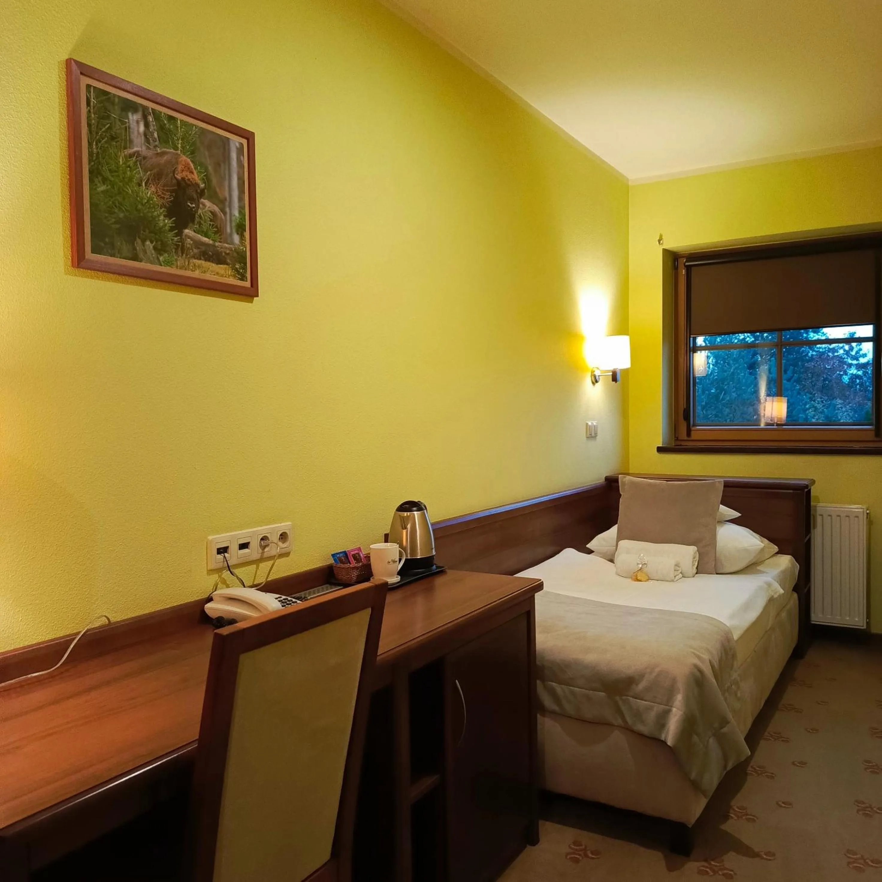 Bed in Hotel Rycerski