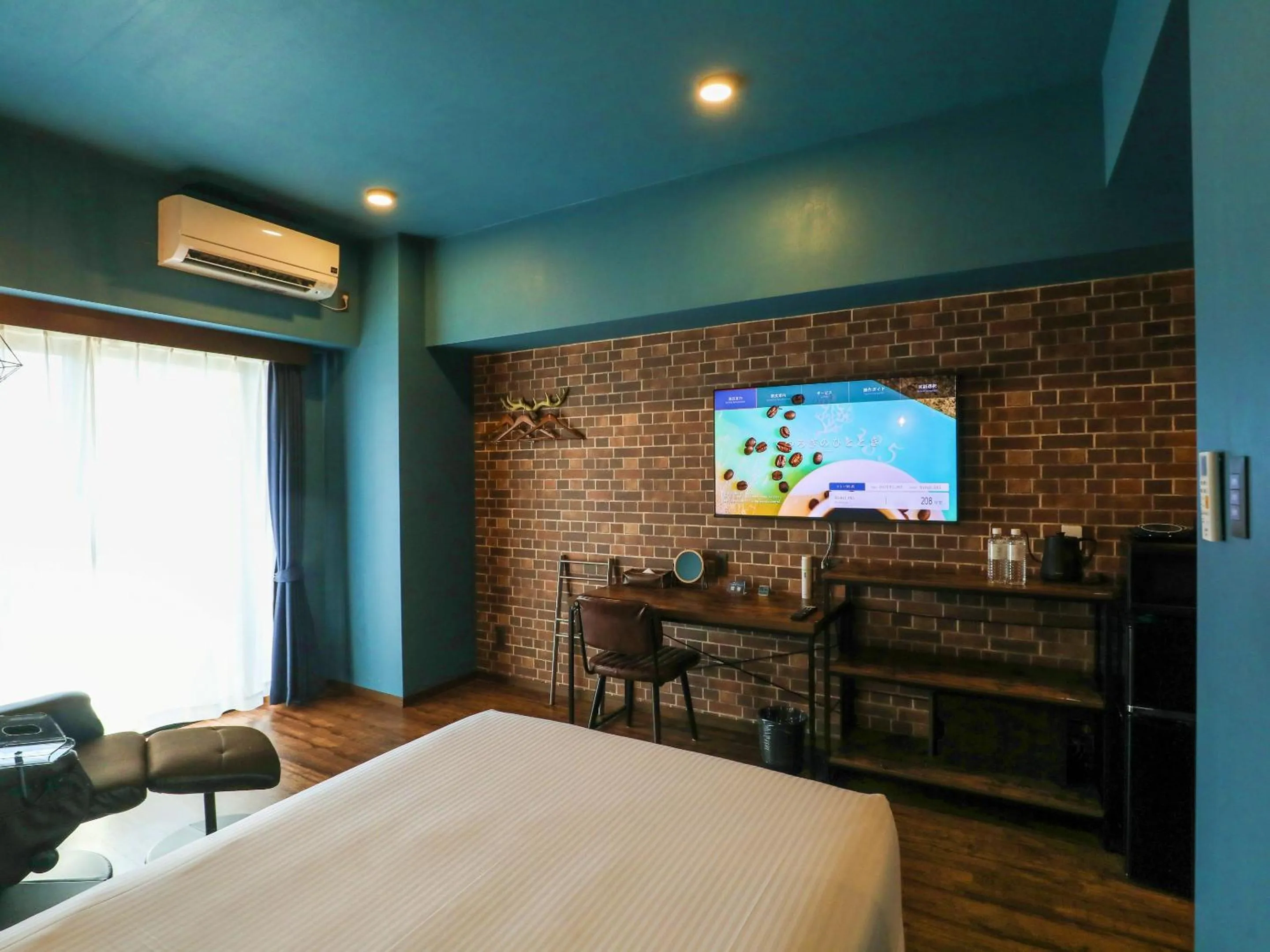 Living room, Bed in Hotel 385