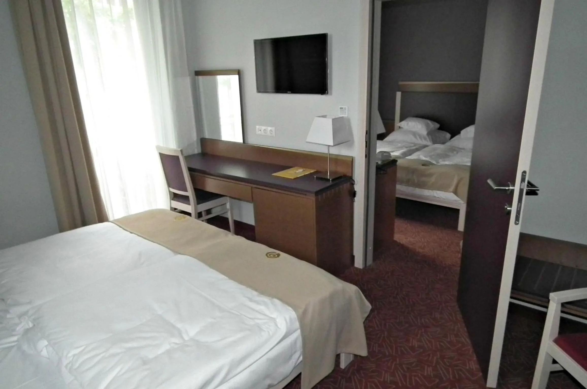 Decorative detail, Bed in Szent Gellért Hotel