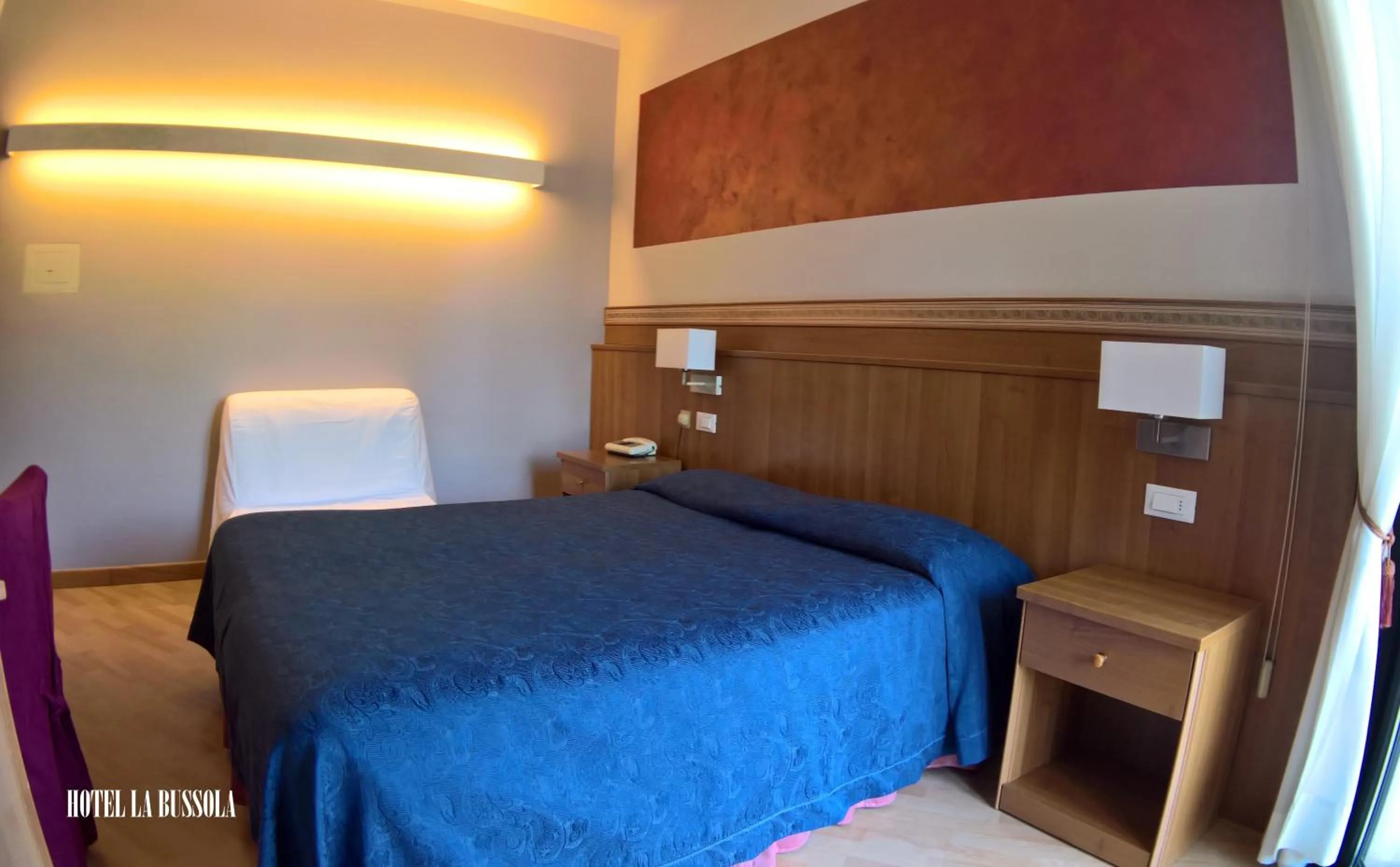 Bed in Hotel La Bussola