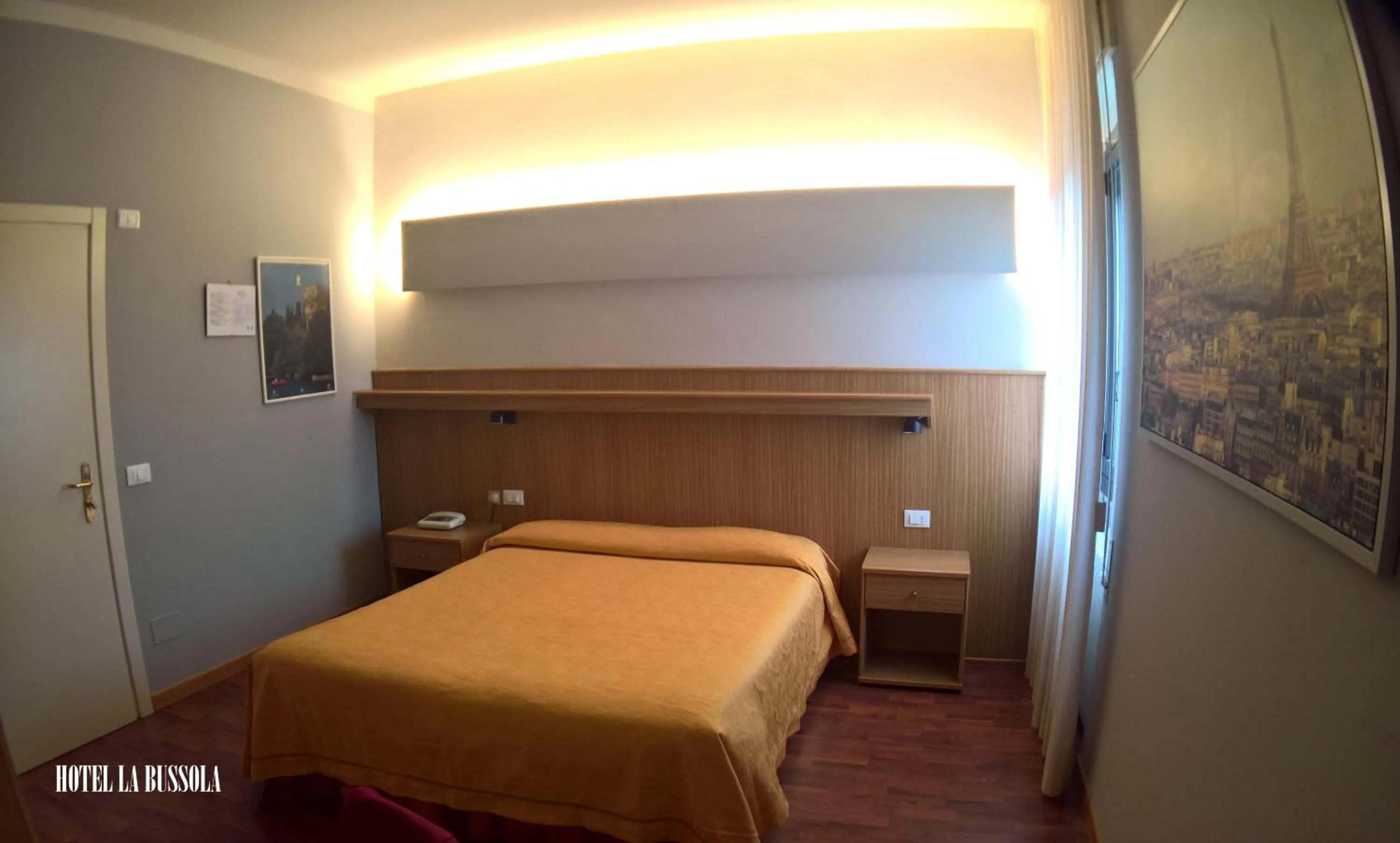 Bed in Hotel La Bussola