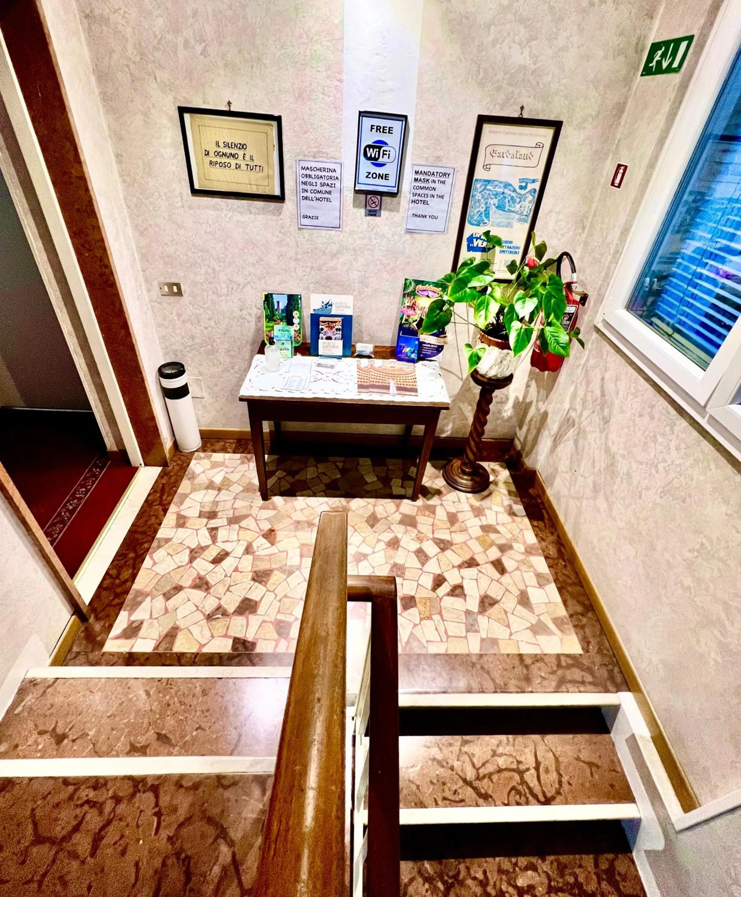 Living room in Hotel La Bussola