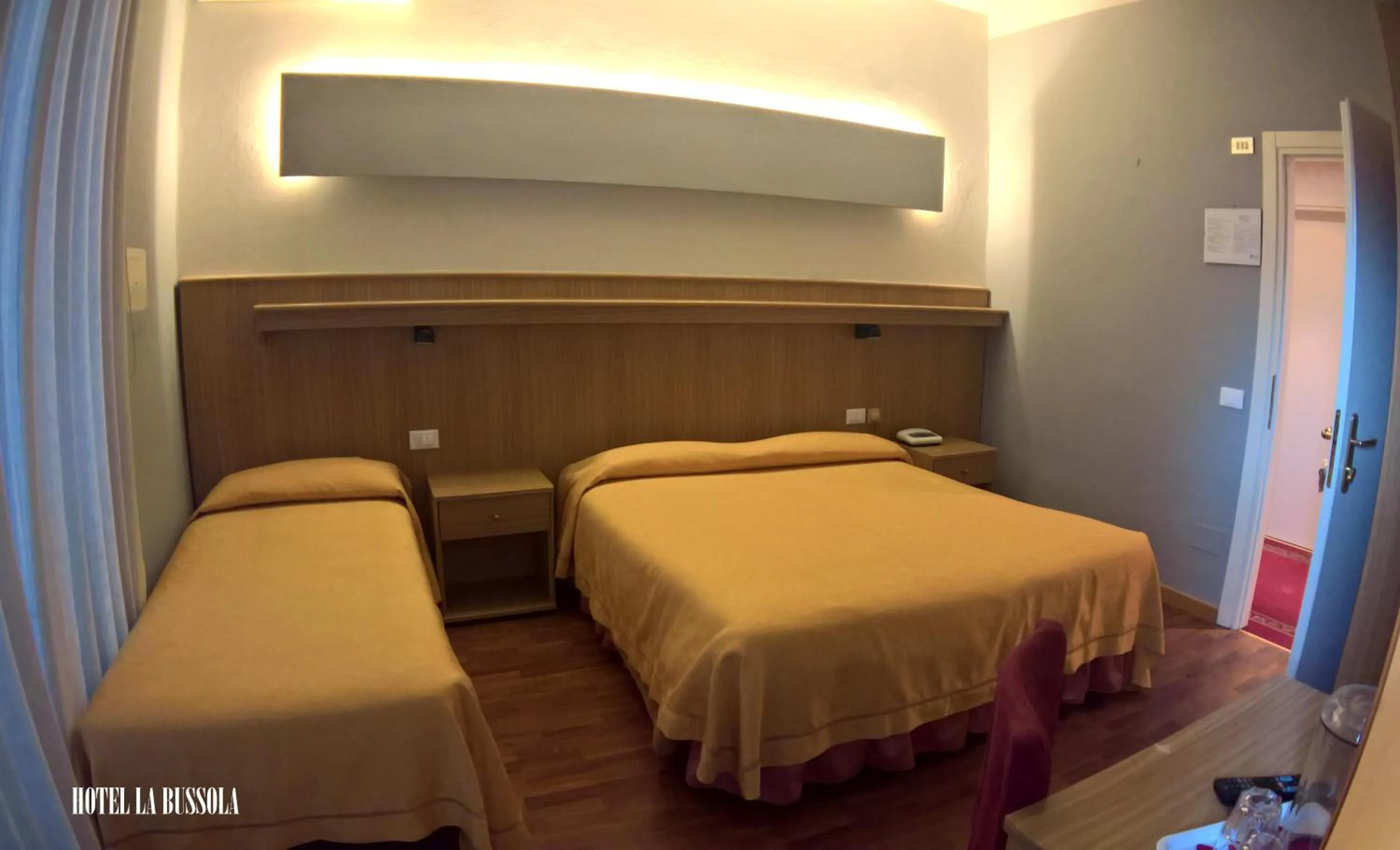 Bed in Hotel La Bussola