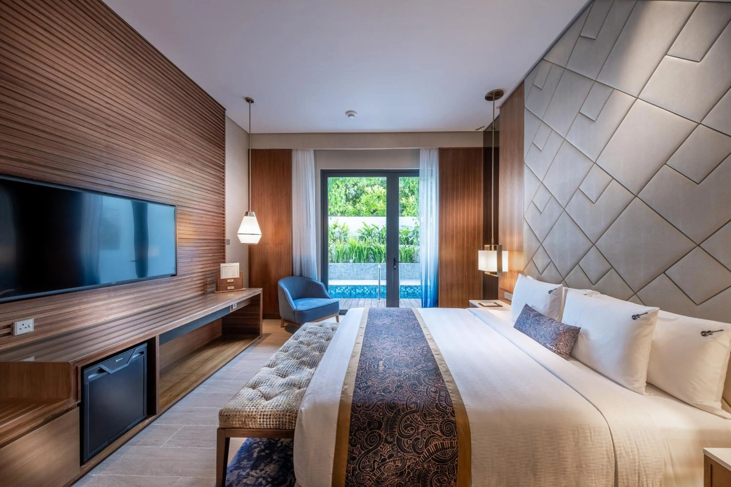 Bed in Hard Rock Hotel Desaru Coast