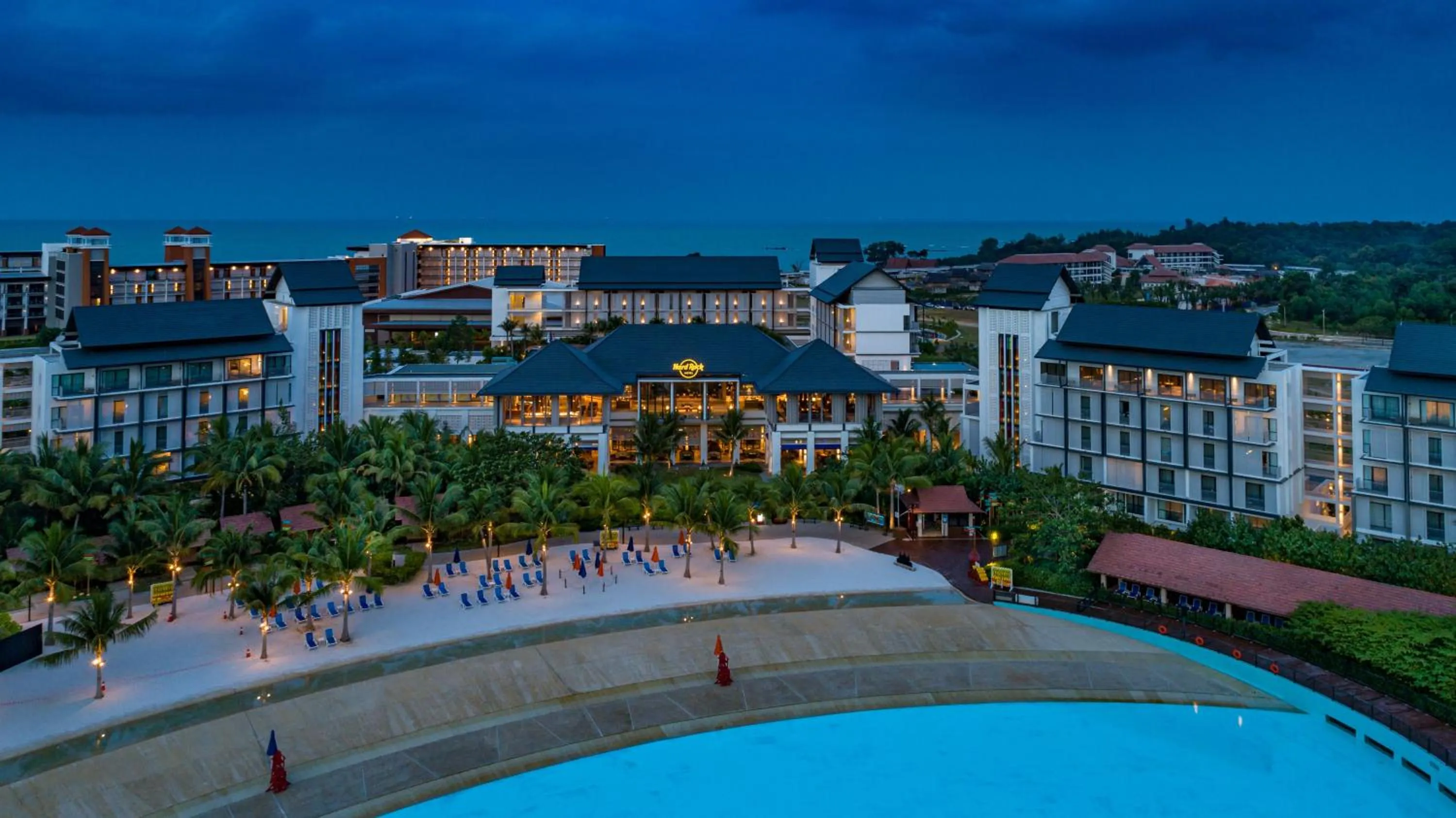 Bird's eye view in Hard Rock Hotel Desaru Coast