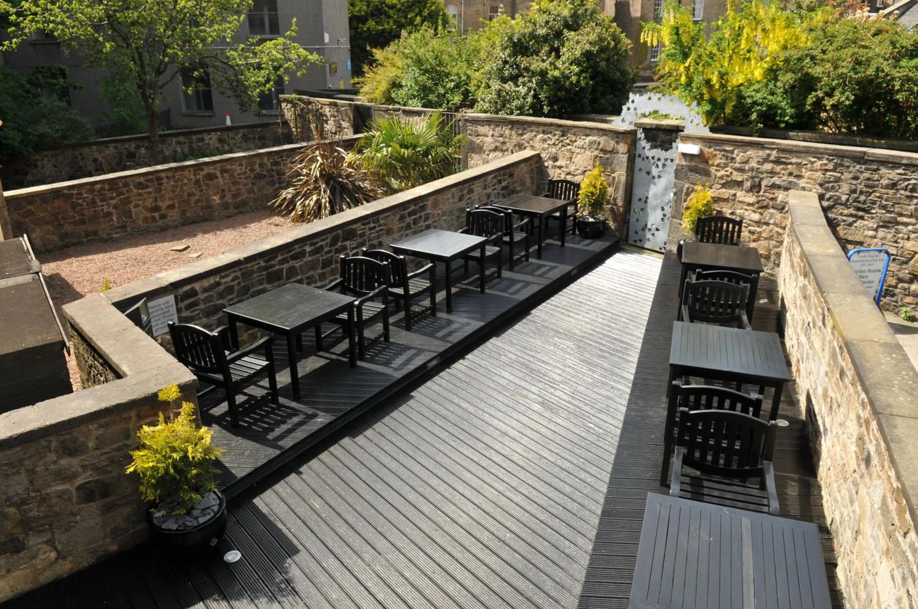 Garden in The Hostel