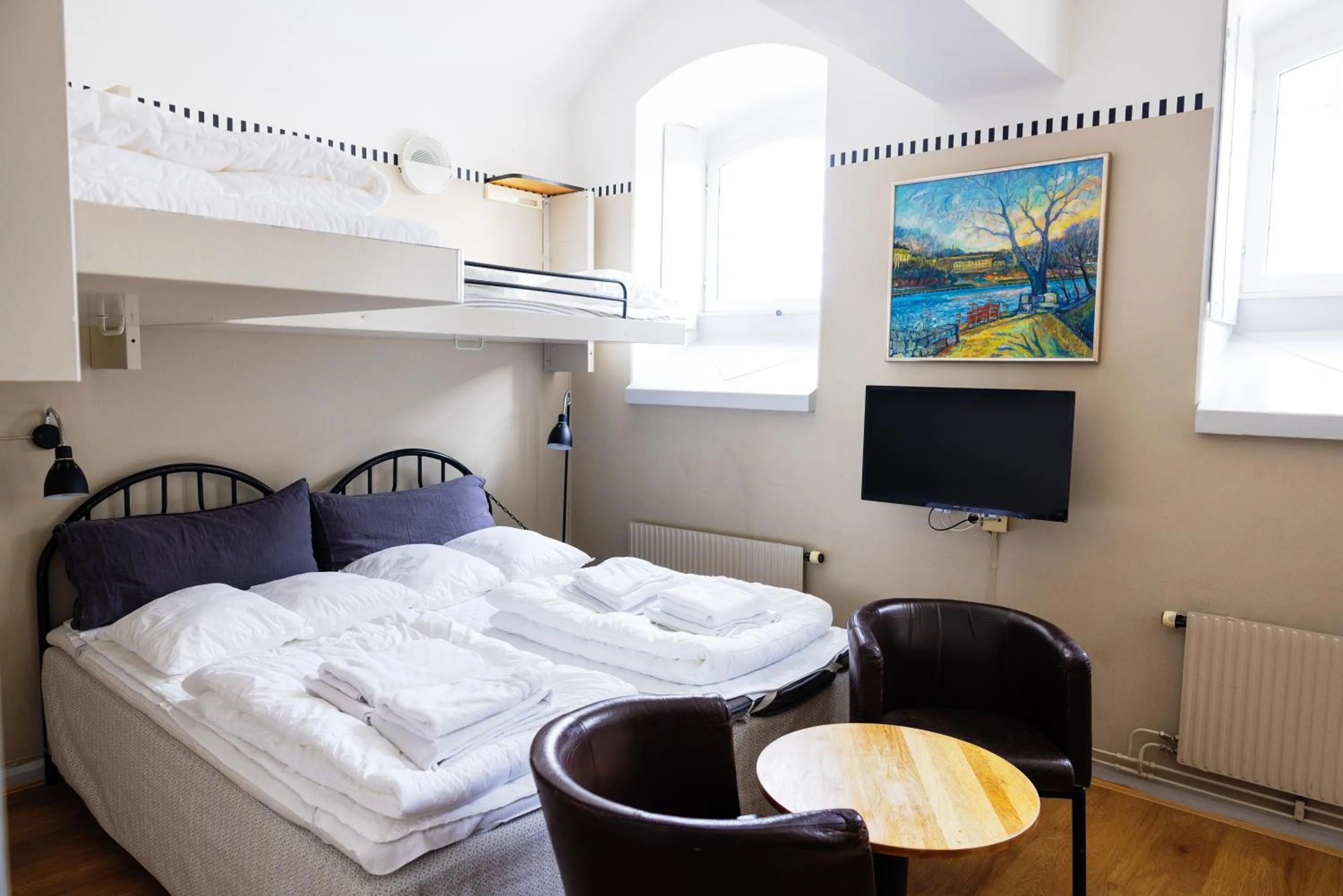 Bedroom, Bed in STF Långholmen Hostel