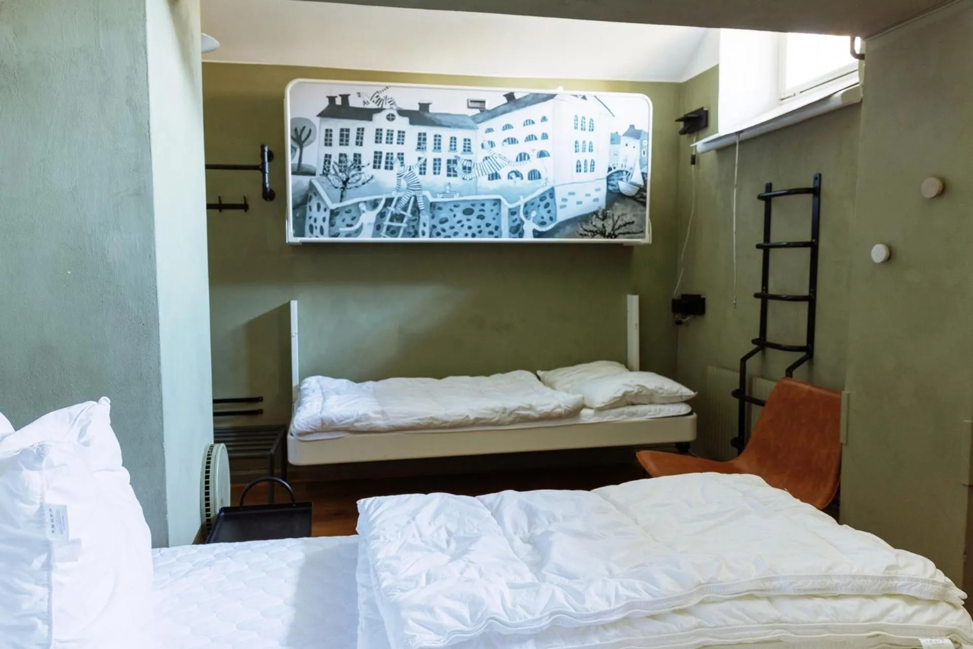 Bedroom, Bed in STF Långholmen Hostel