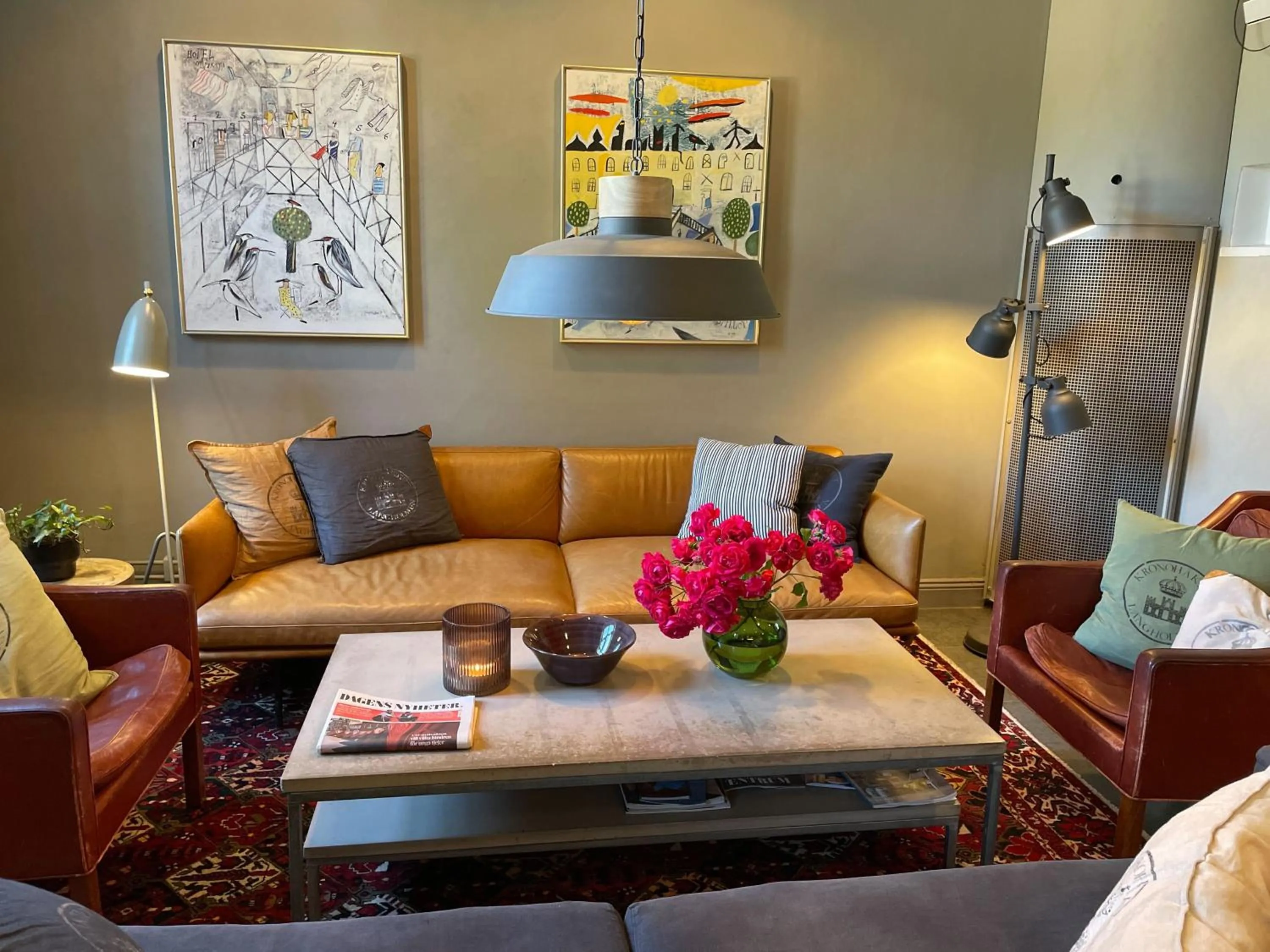 Lobby or reception in STF Långholmen Hostel