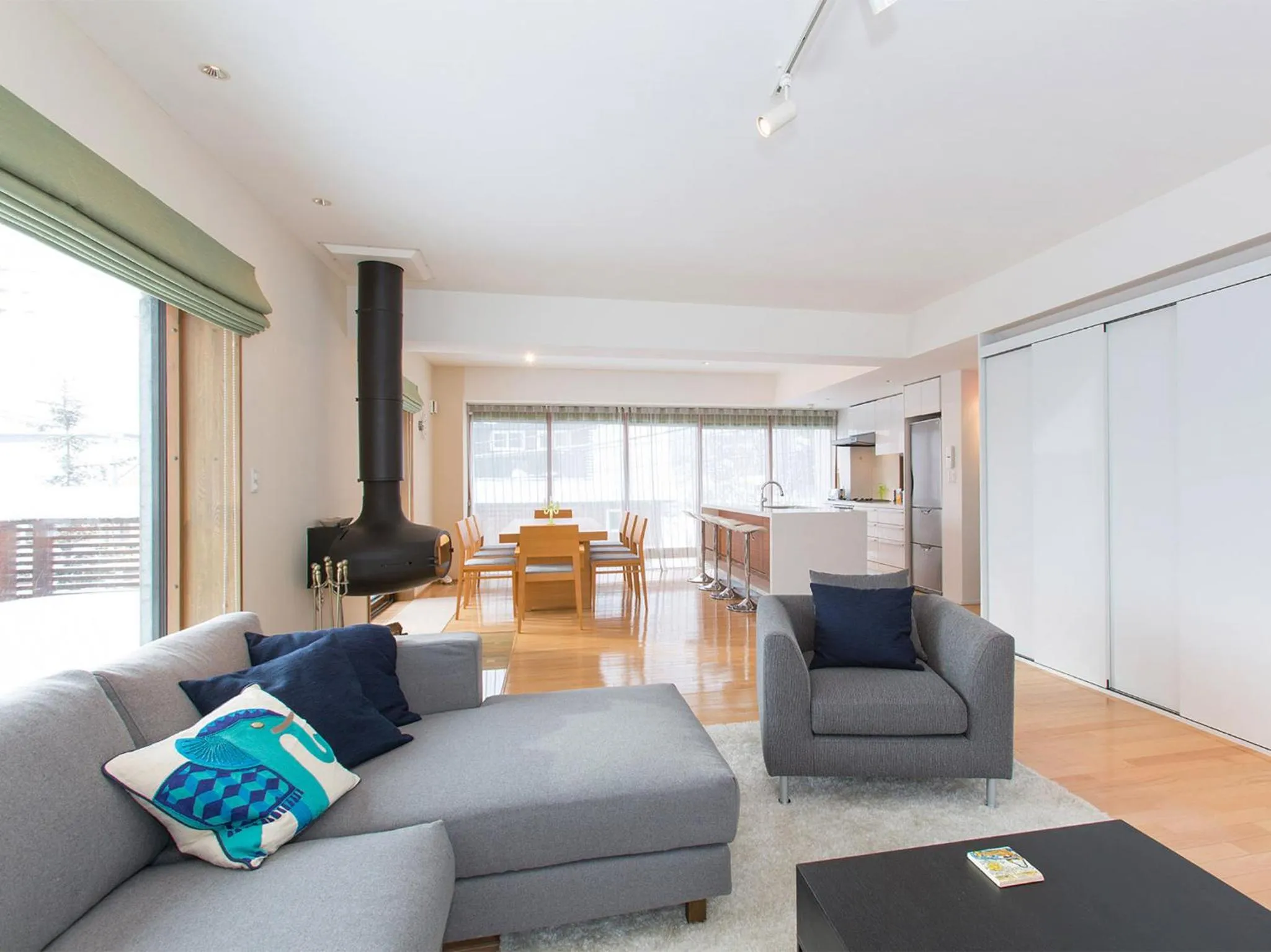 Living room in Kita Kitsune Chalet