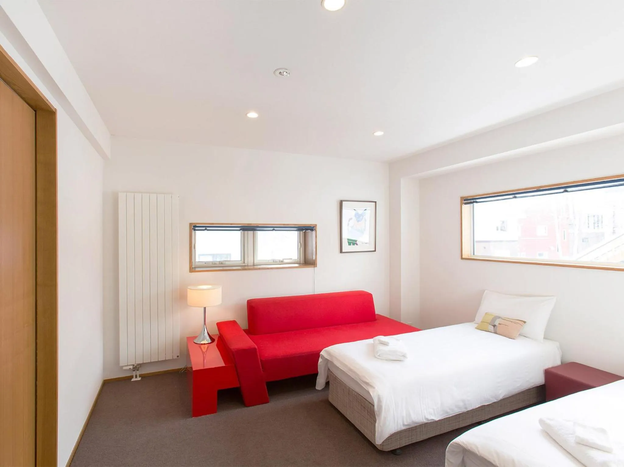 Bed in Kita Kitsune Chalet