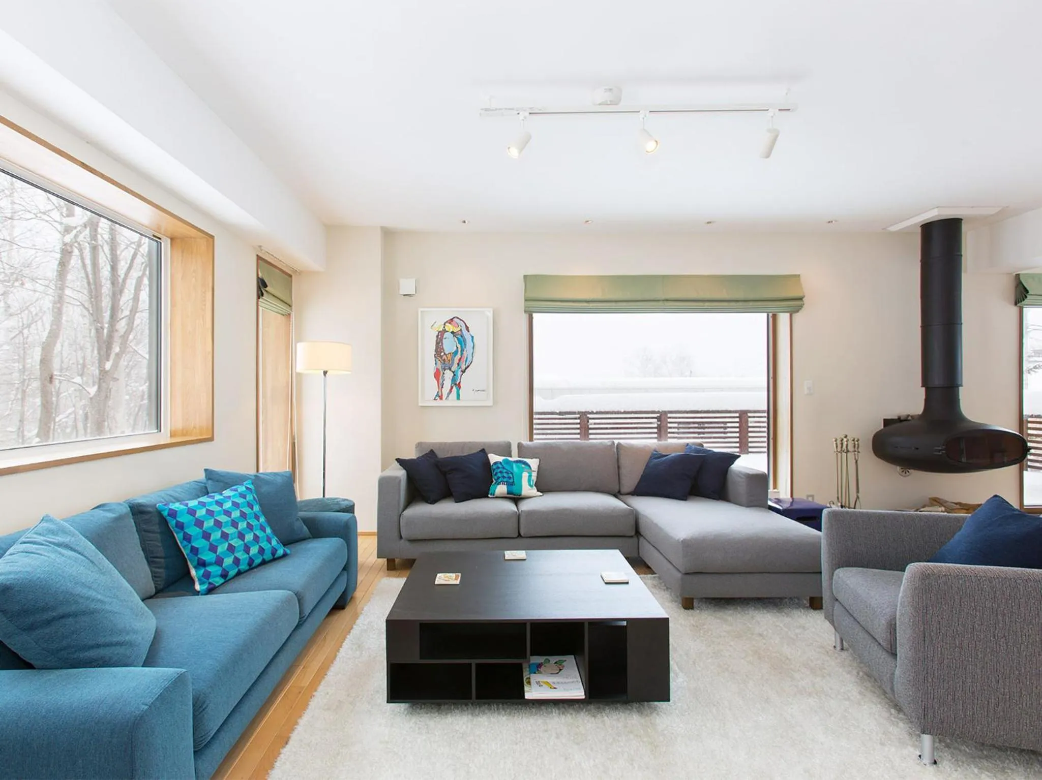 Living room in Kita Kitsune Chalet