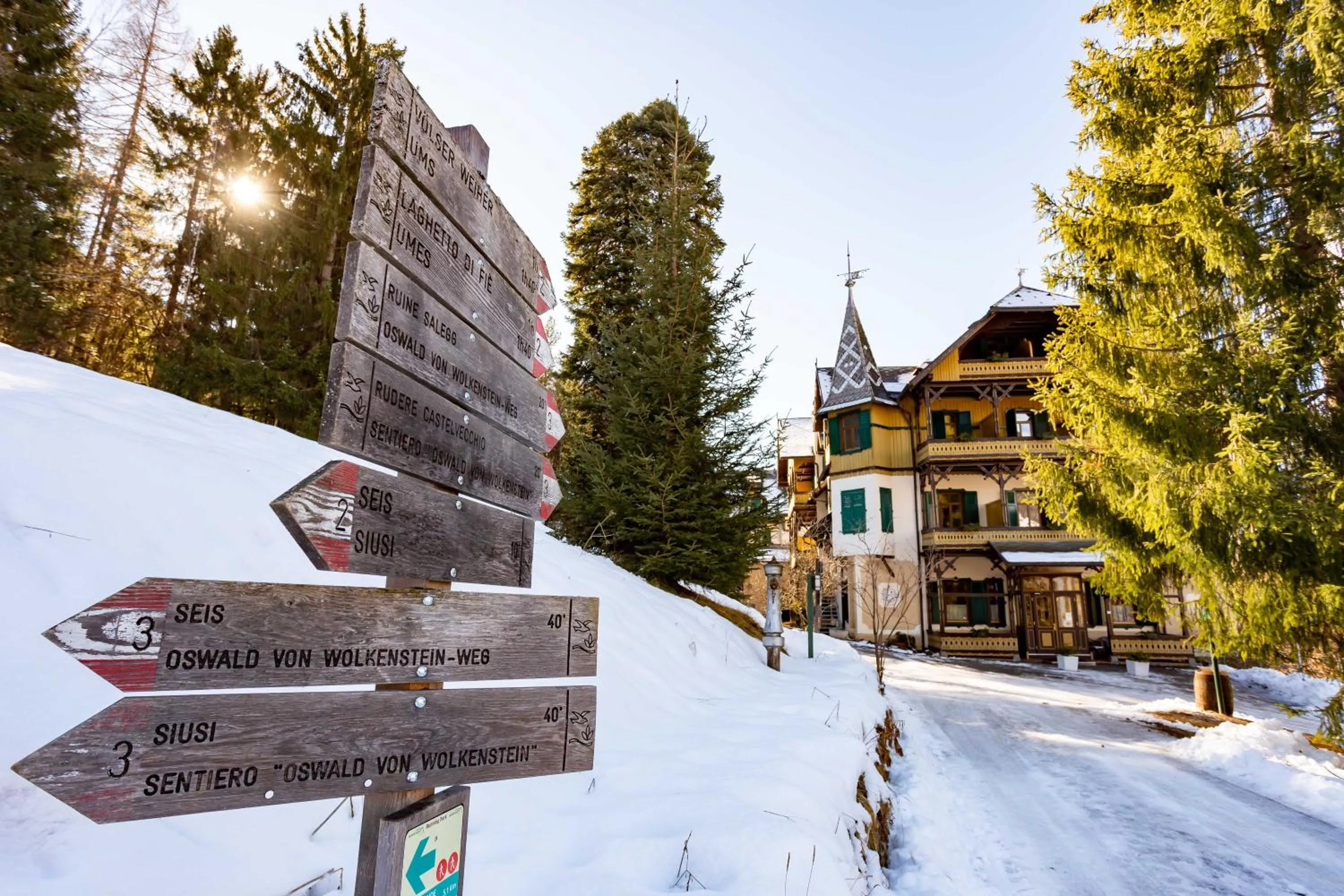 Property building in Hotel Salegg