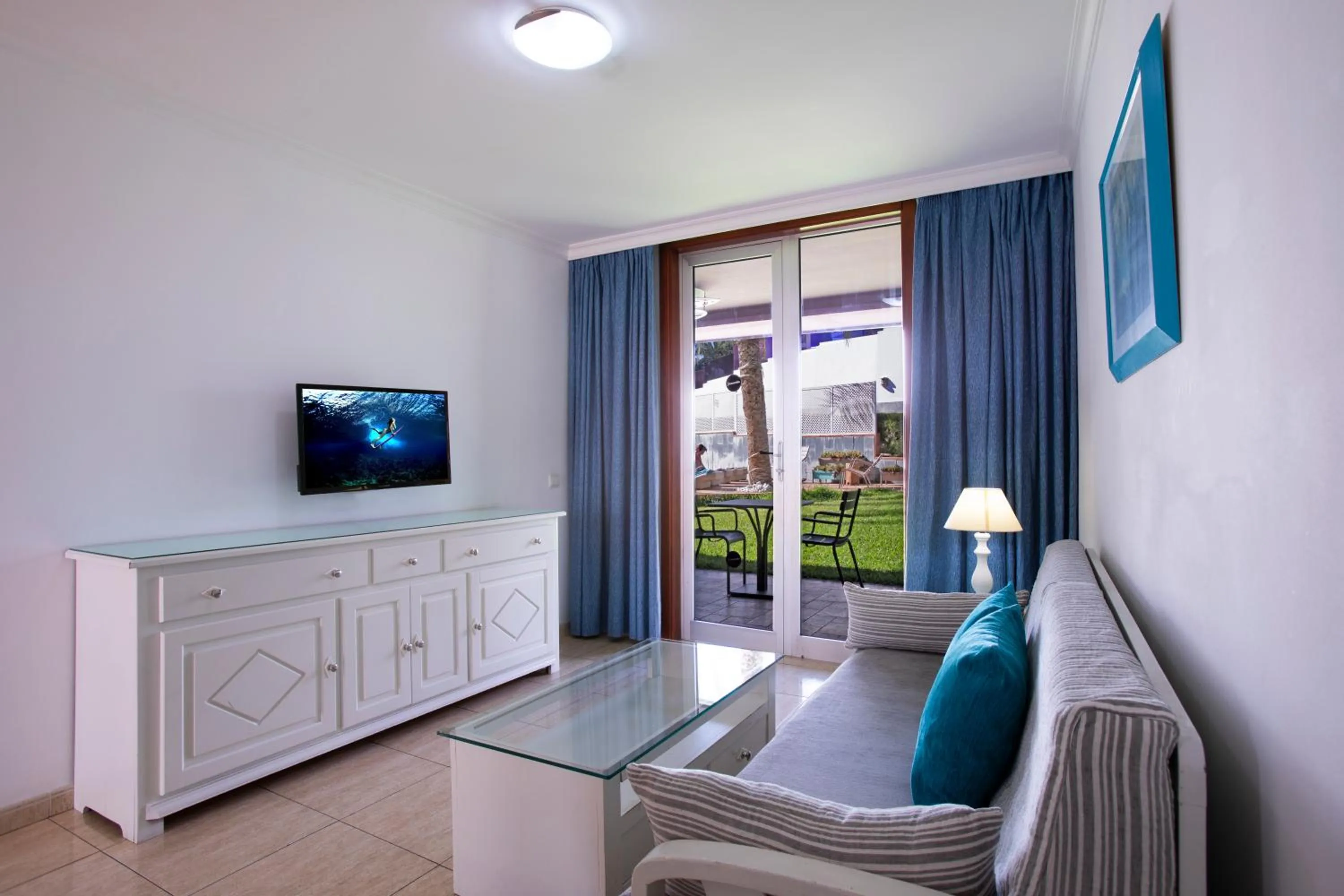 Living room in Jacarandas Beach