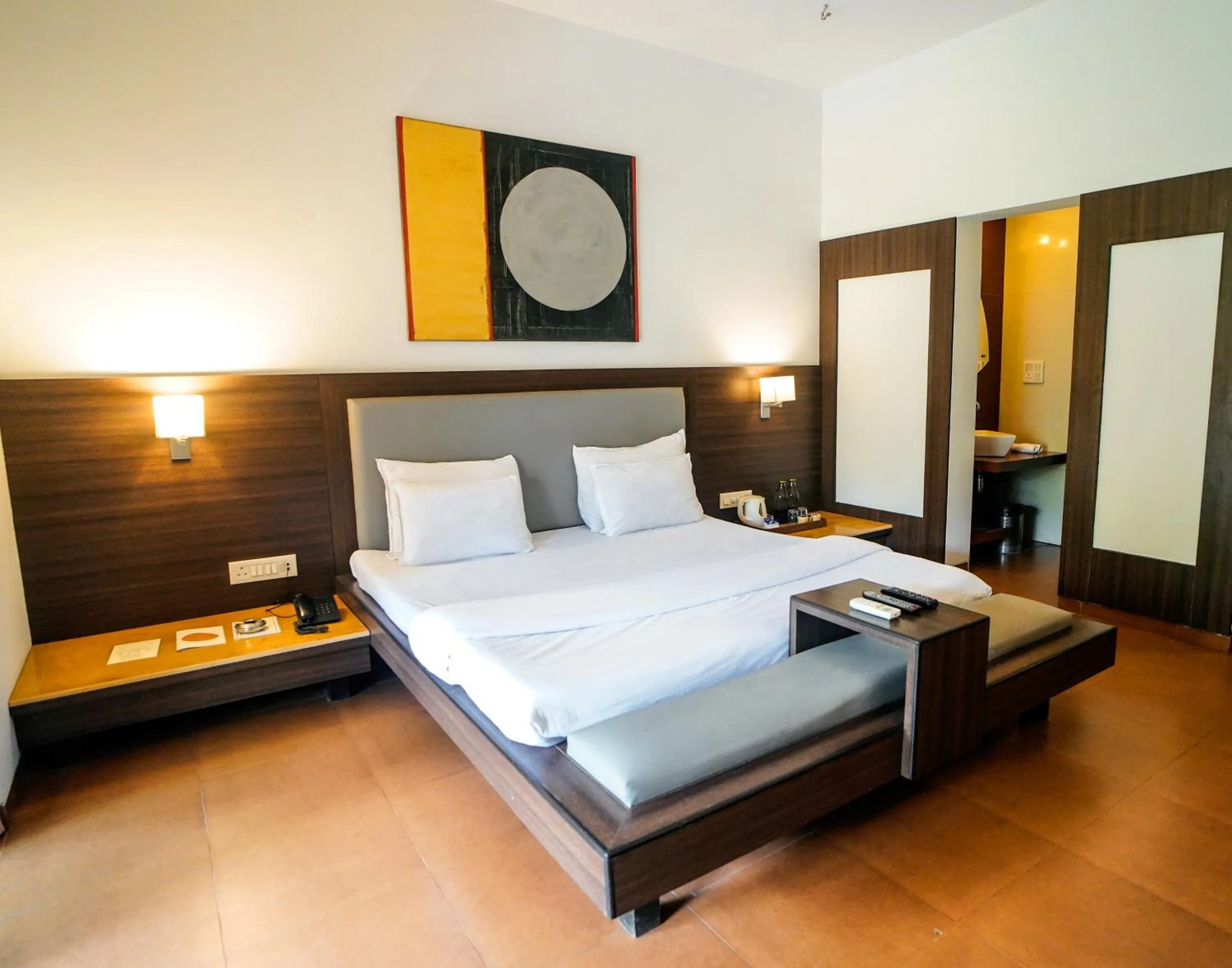 Bed in Treasure Island Resorts Lonavala