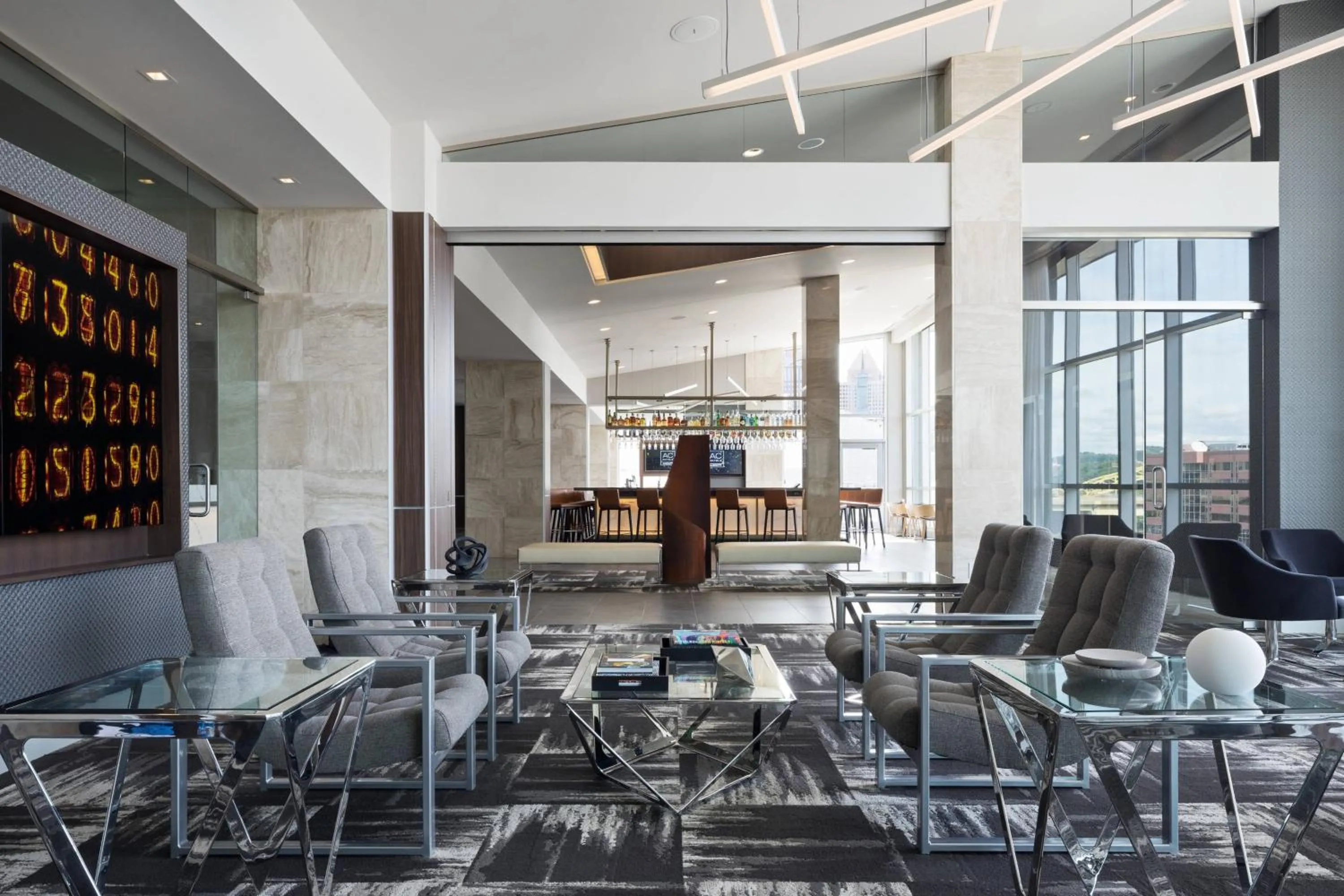 Lobby or reception in AC Hotel by Marriott Pittsburgh Downtown