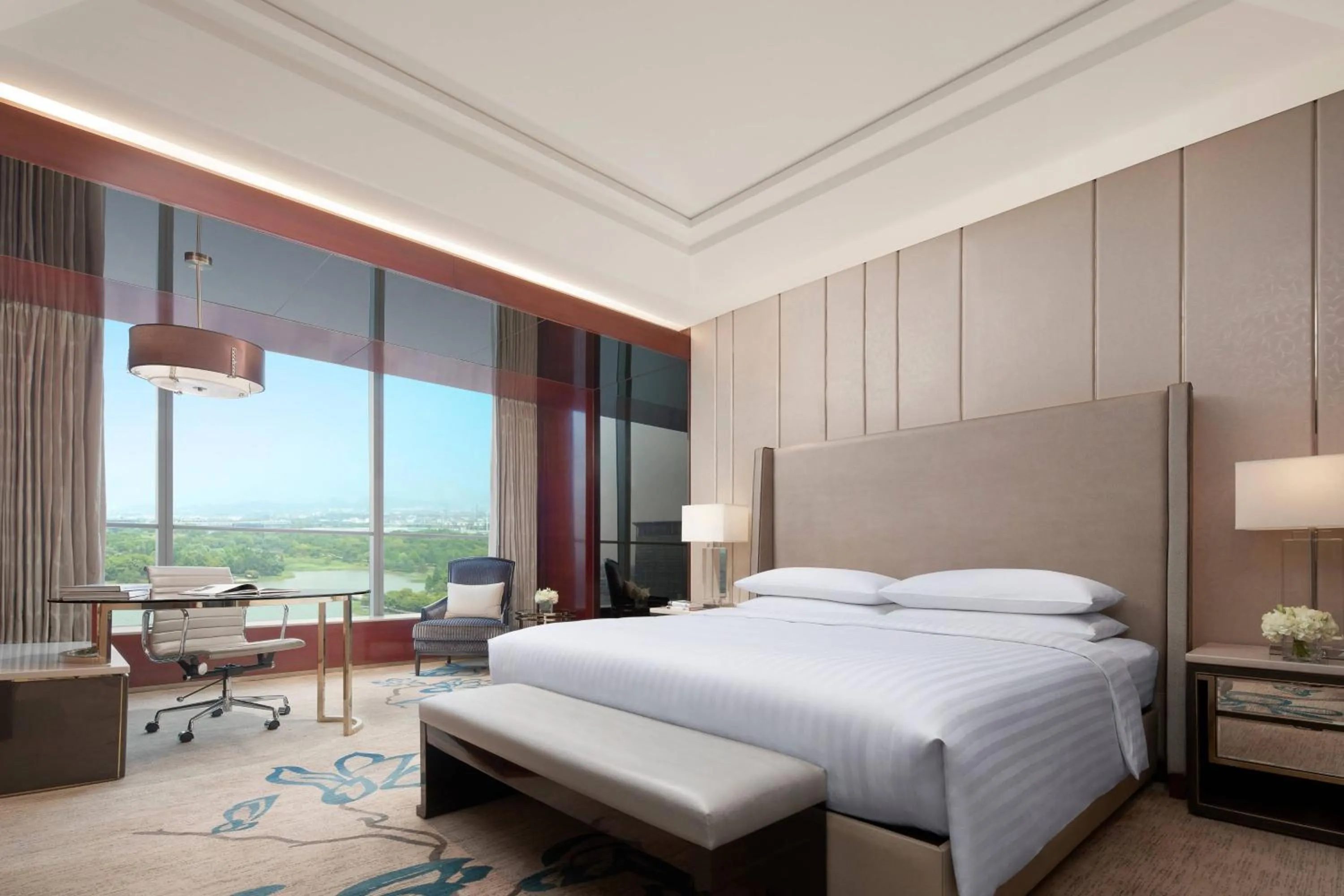 Photo of the whole room, Bed in The International Trade City, Yiwu - Marriott Executive Apartments